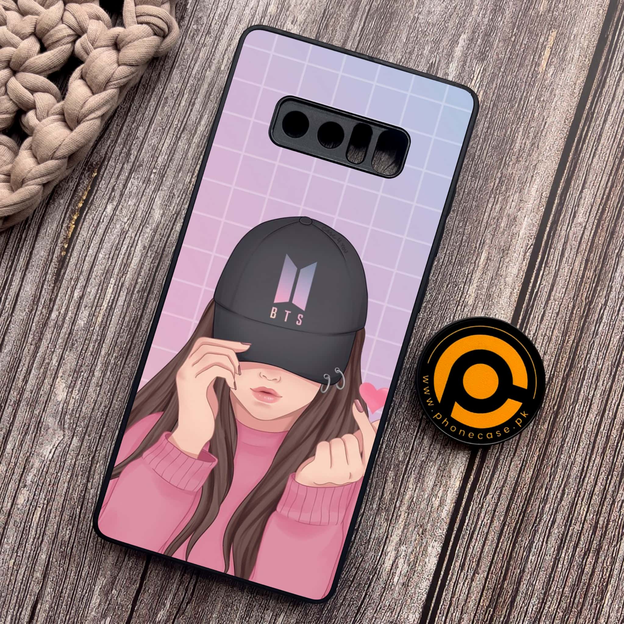 Samsung Galaxy Note 8 - Anime Girls Series - Premium Metal Printed soft Bumper shock Proof Case