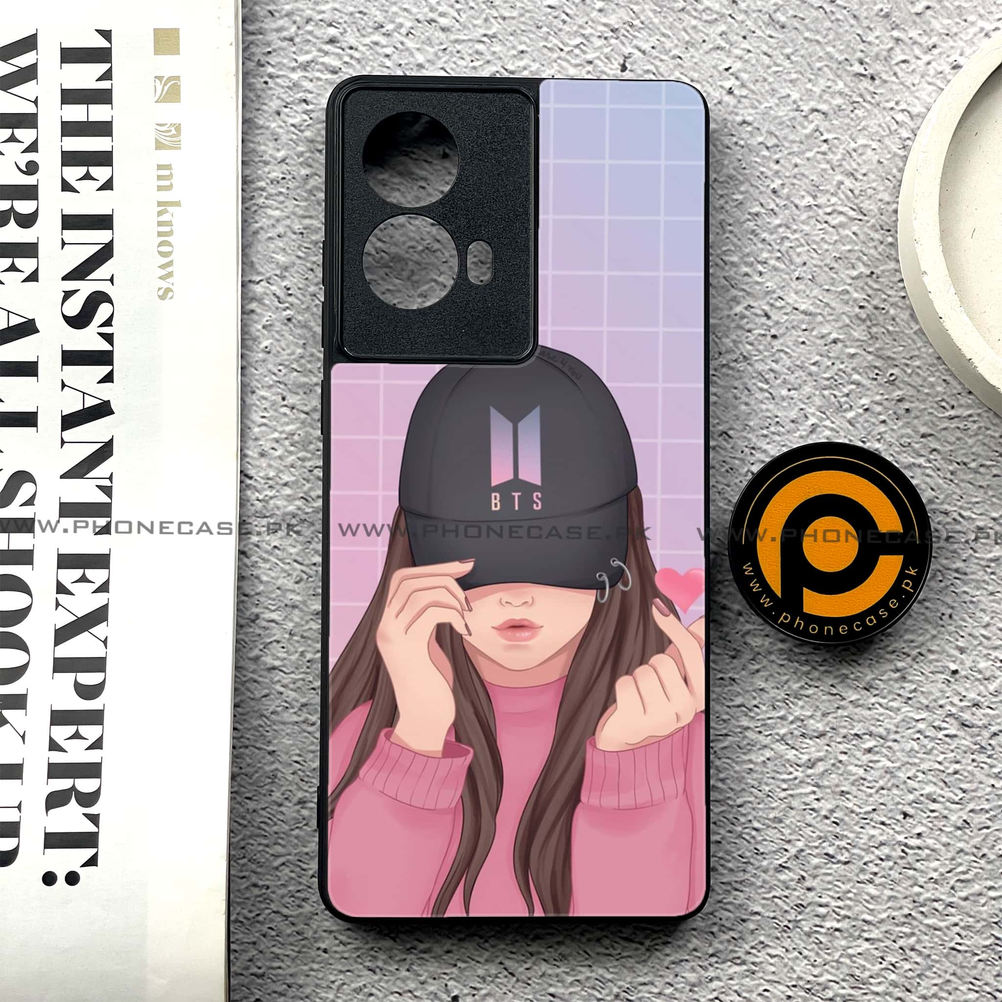 Moto G85 - Anime Girls Series - Premium Printed Glass soft Bumper shock Proof Case