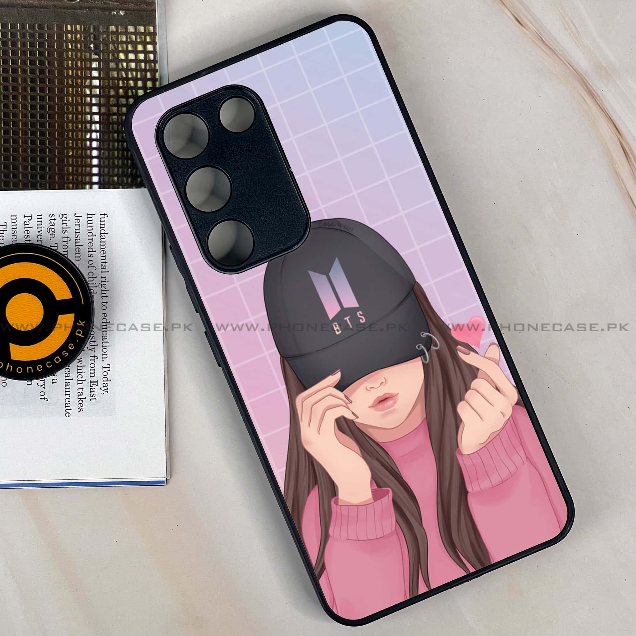 Vivo Y200e -  Anime Girls Series - Premium Metal Printed soft Bumper shock Proof Case