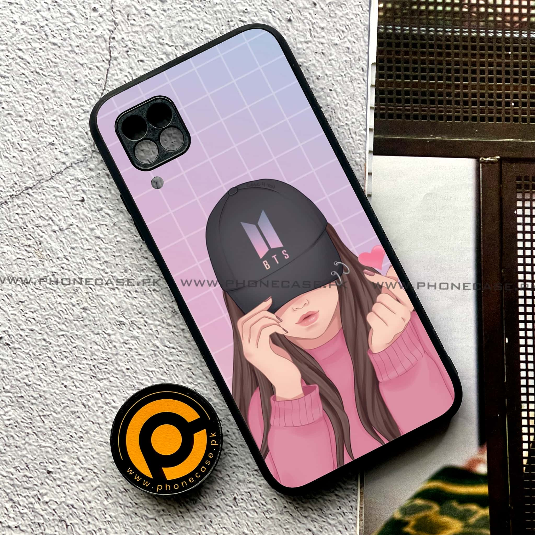 Huawei P40 Lite - Anime Girls Series - Premium Printed Glass soft Bumper shock Proof Case