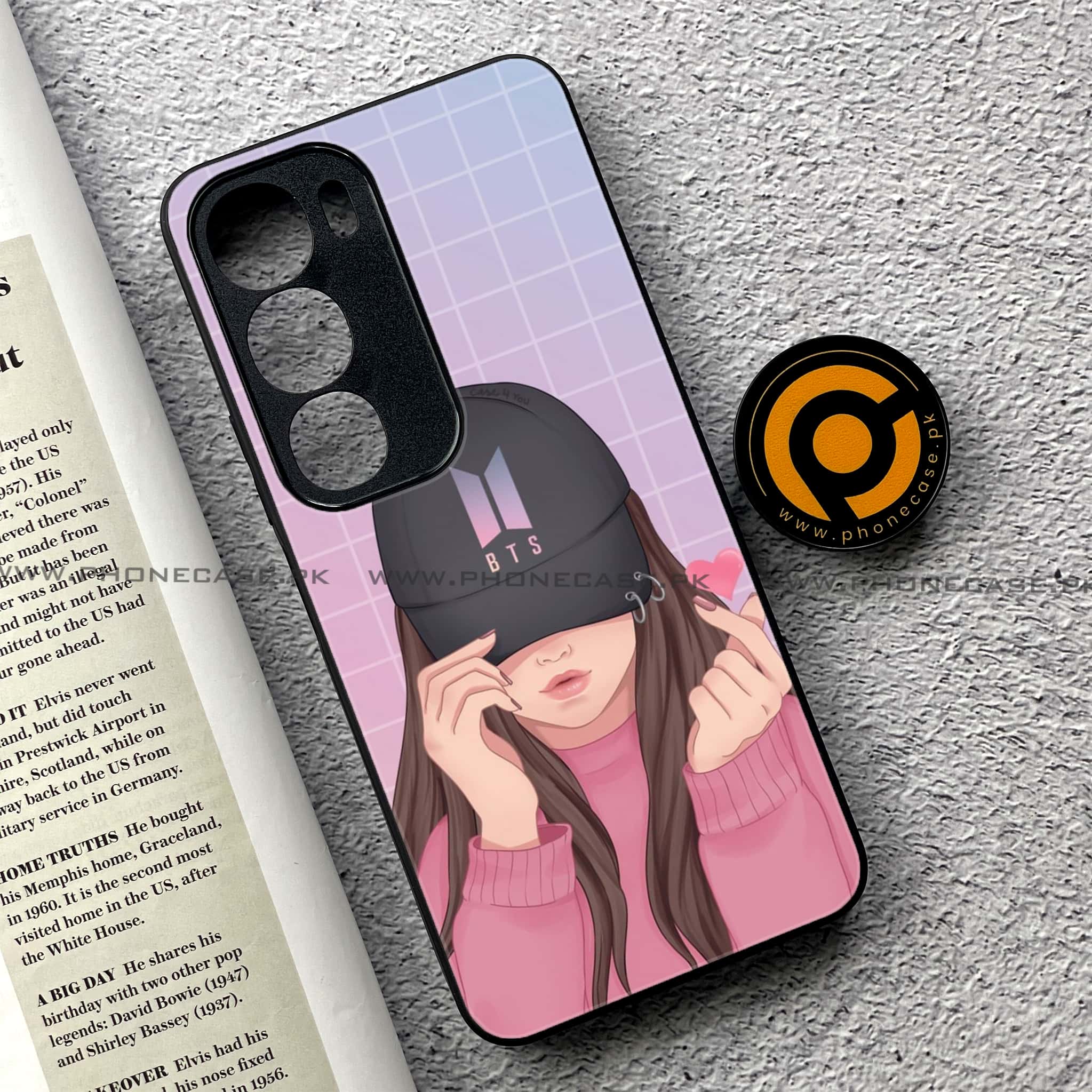 Vivo Y19s Pro - Anime Girls Series - Premium Metal Printed soft Bumper shock Proof Case