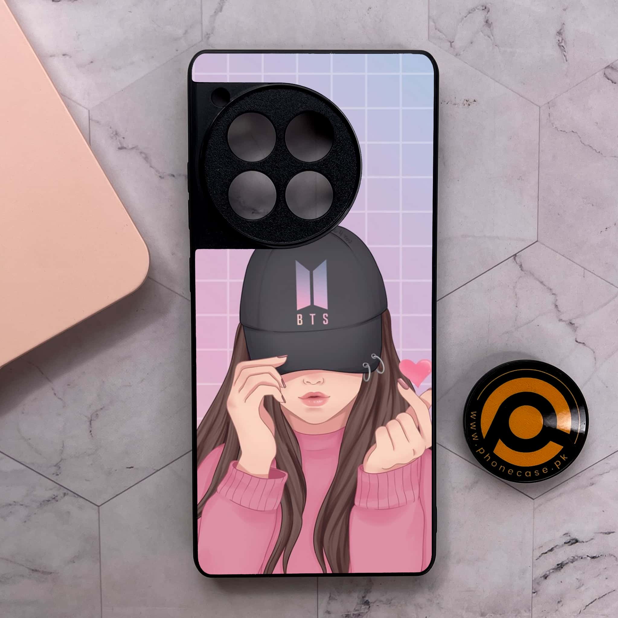 OnePlus 12R - Anime Girls Series - Premium Metal Printed soft Bumper shock Proof Case