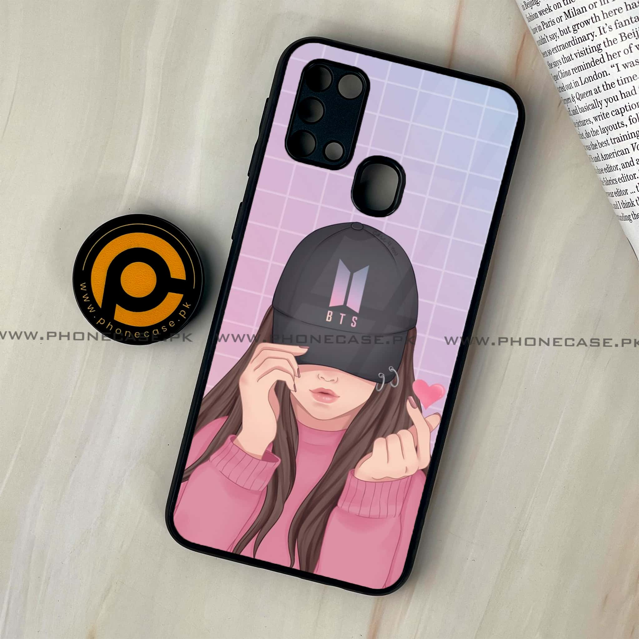 Galaxy M31 - Anime Girls Series - Premium Printed Glass soft Bumper shock Proof Case