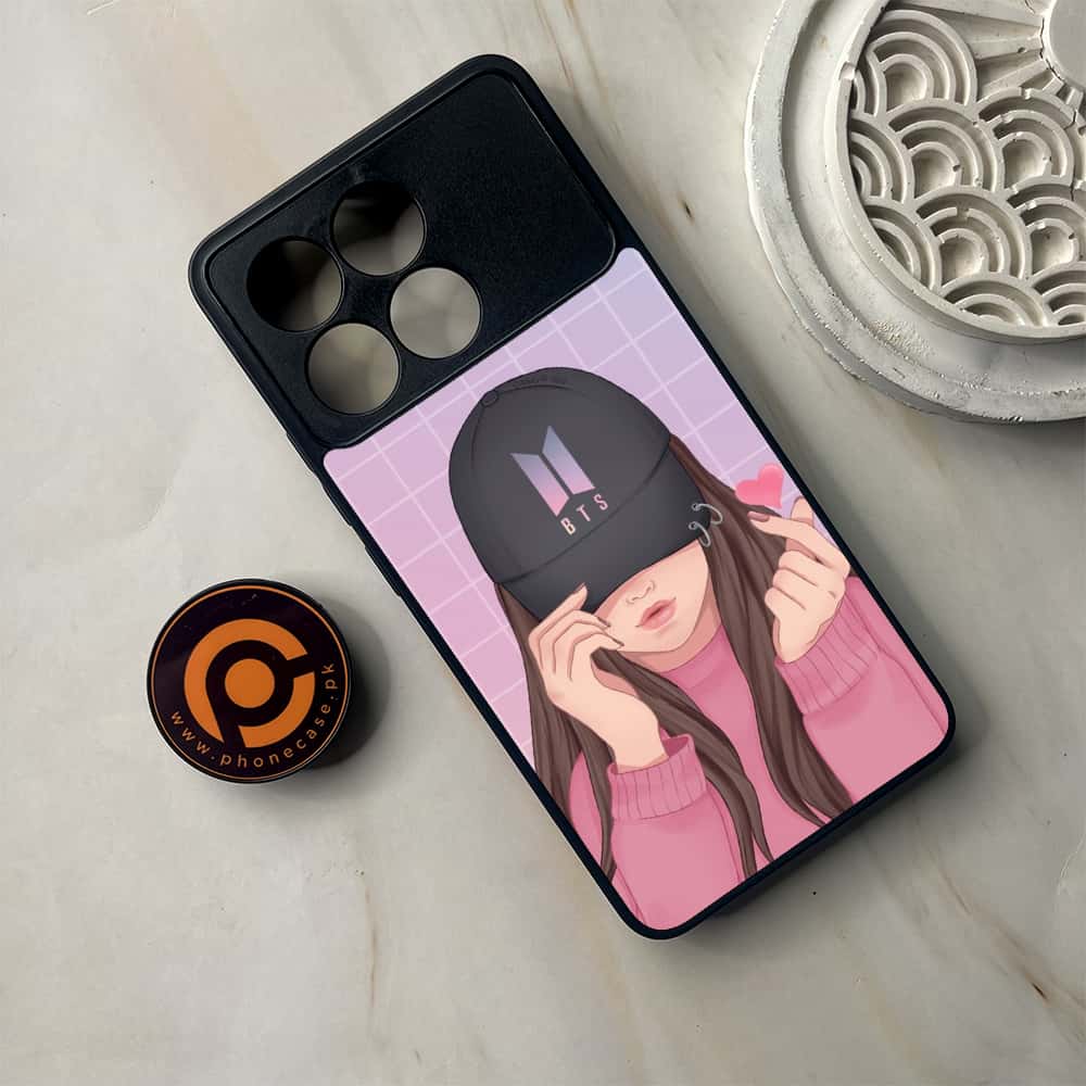 Xiaomi Poco F6 Pro - Anime Girls Series - Premium Metal Printed soft Bumper shock Proof Case