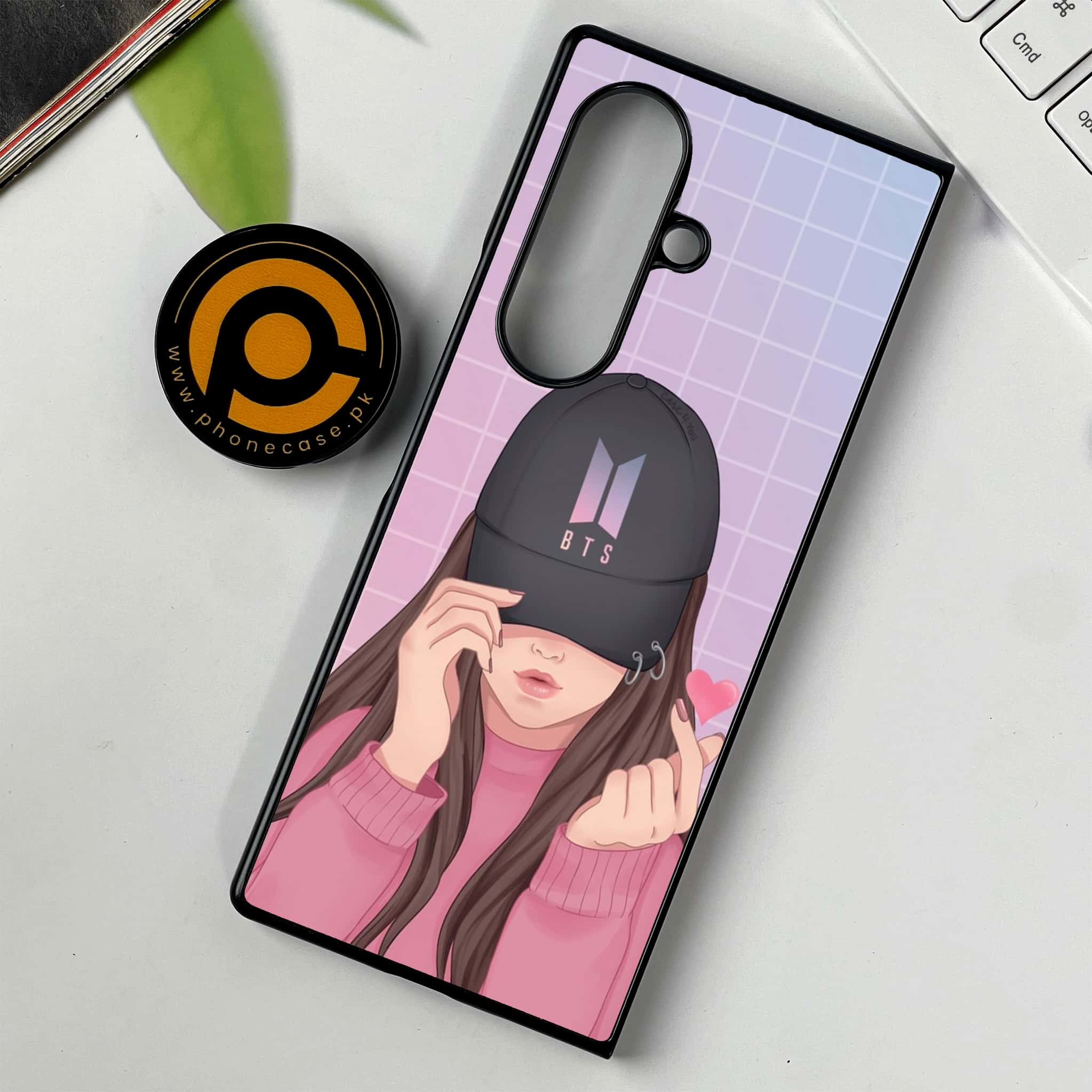 Samsung Galaxy Z Fold 7 - Anime Girls Series - Premium Metal Printed soft Bumper shock Proof Case
