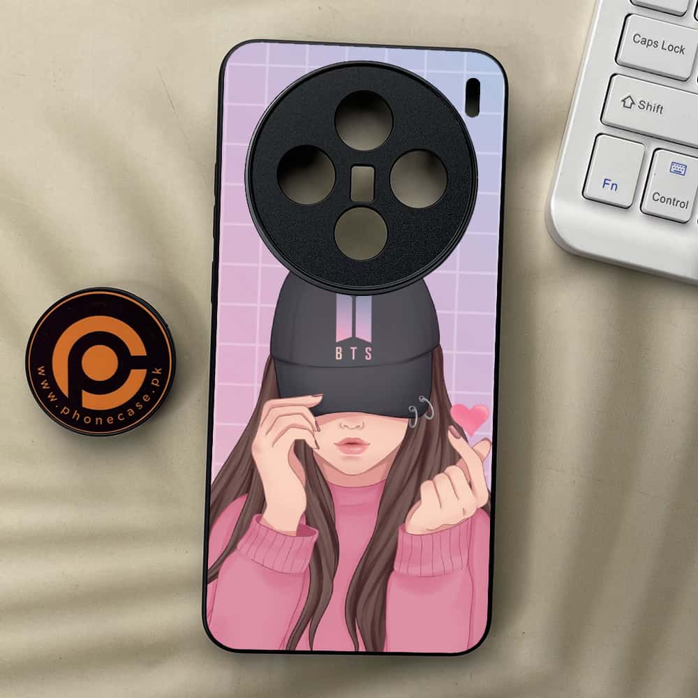Vivo X200 - Anime Girls Series - Premium Metal  Printed soft Bumper shock Proof Case