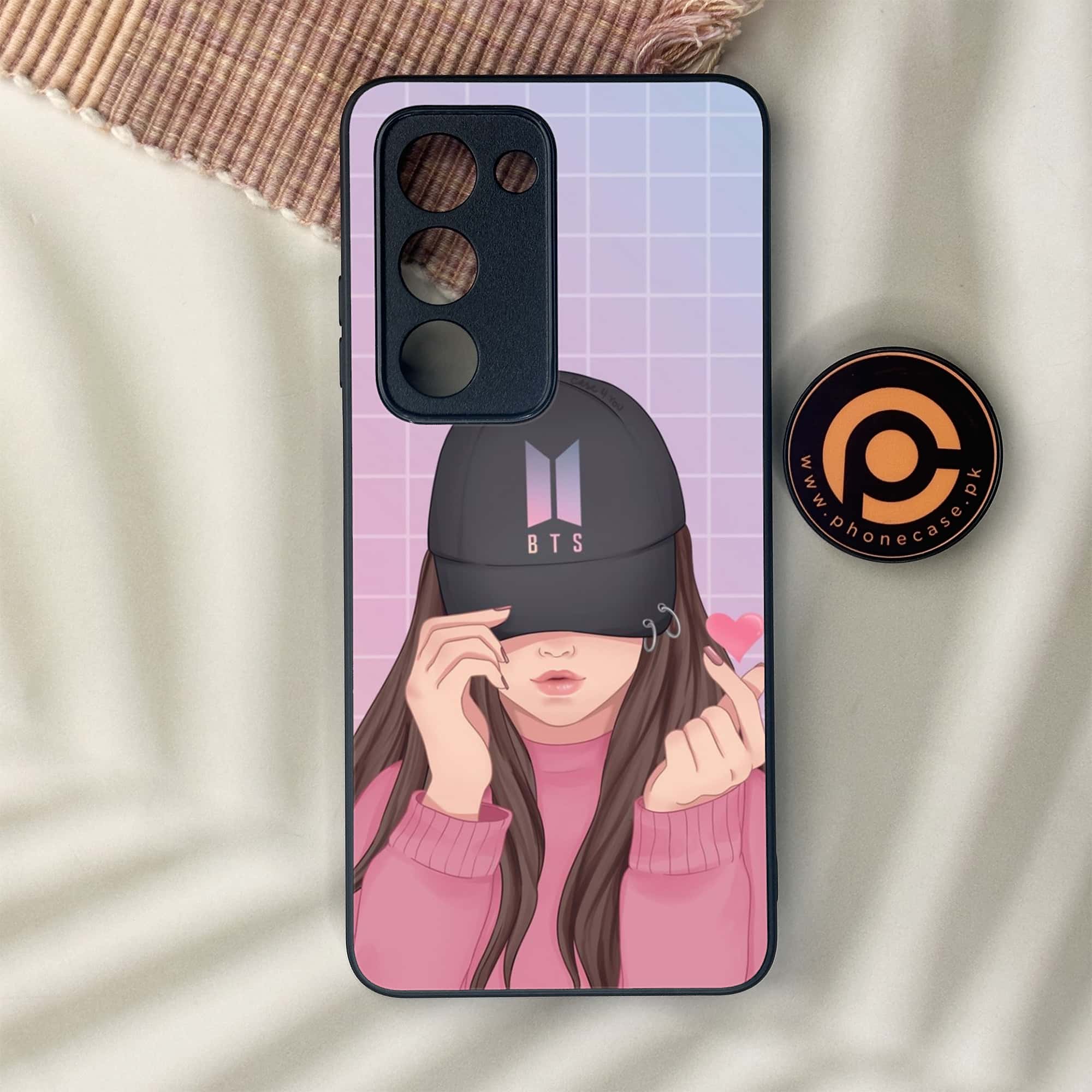 Oppo A5 2025 - Anime Girls Series - Premium Metal Printed soft Bumper shock Proof Case