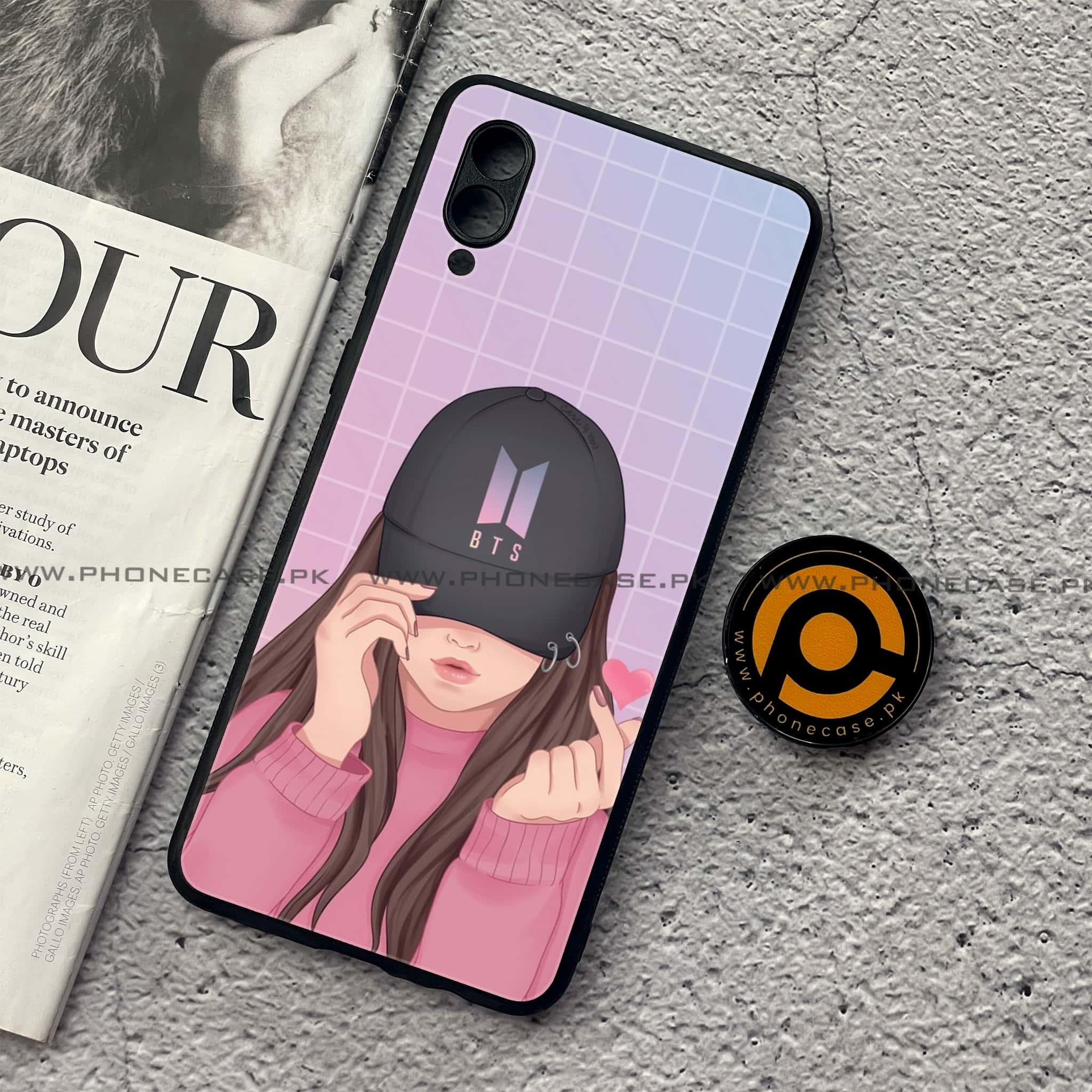 Samsung Galaxy A02 - Anime Girls Series - Premium Printed Metal soft Bumper shock Proof Case