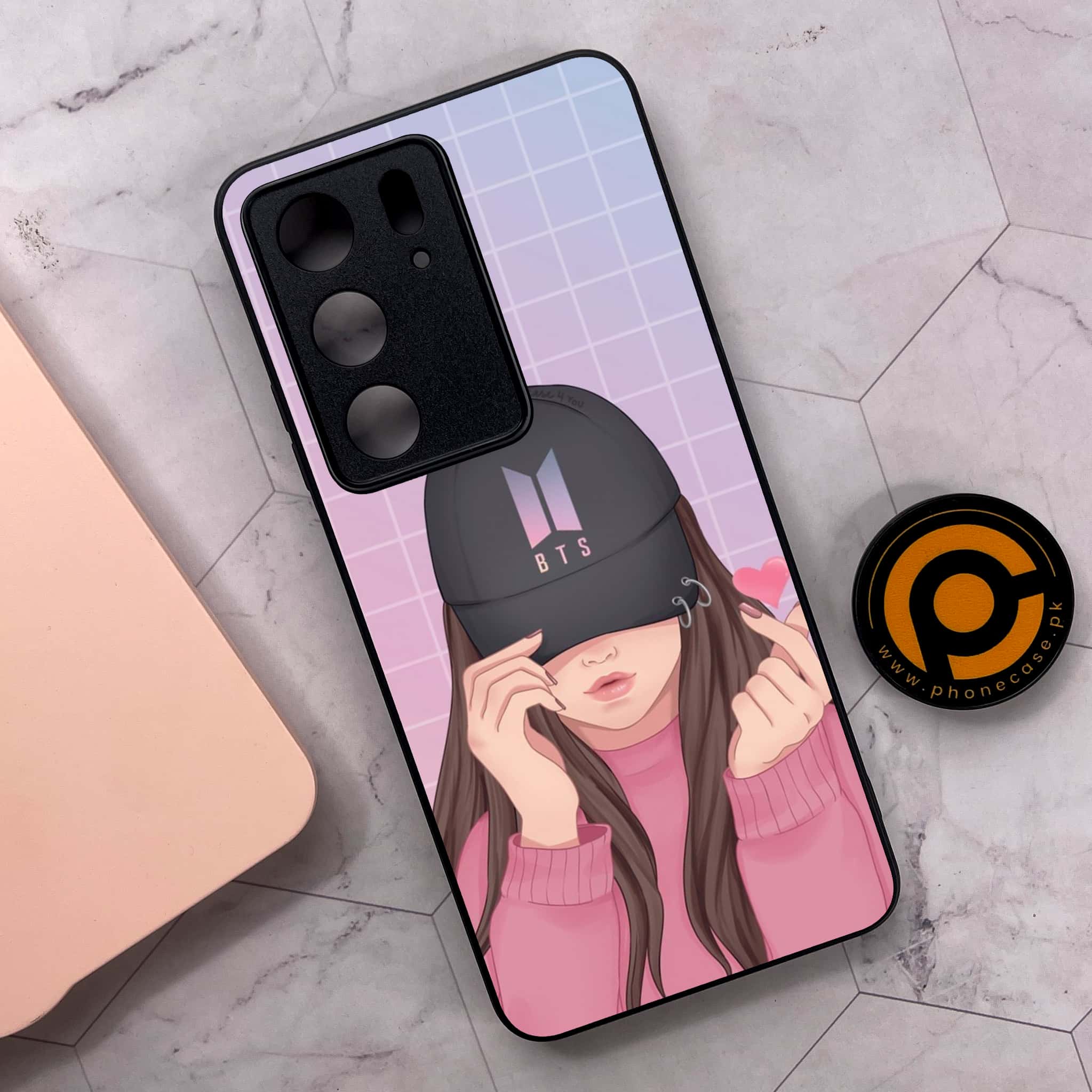 Realme C75x 4G - Anime Girls Series - Premium Metal Printed soft Bumper shock Proof Case