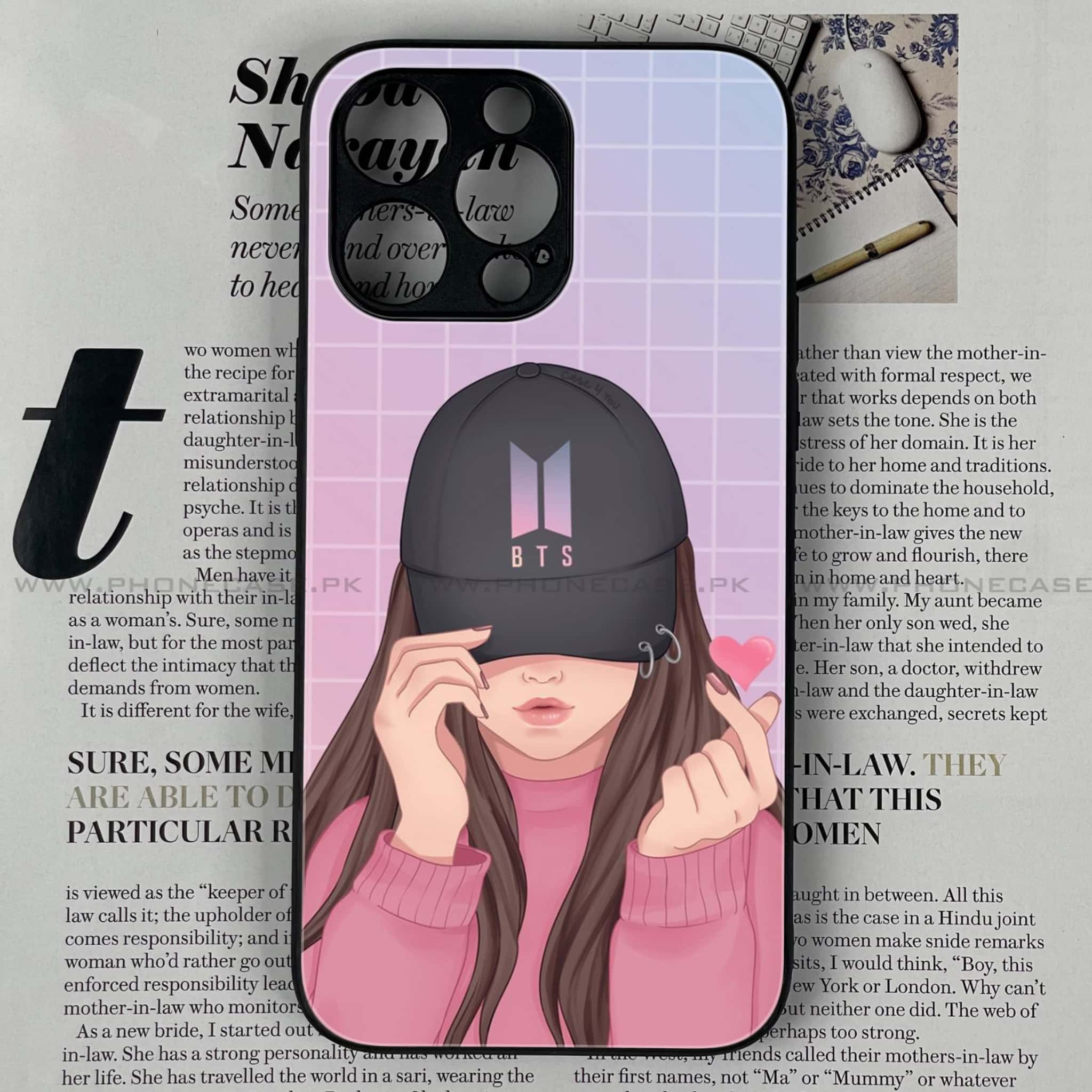 iPhone 13 Pro Max - Anime Girls - Premium Metal Printed soft Bumper shock Proof Case