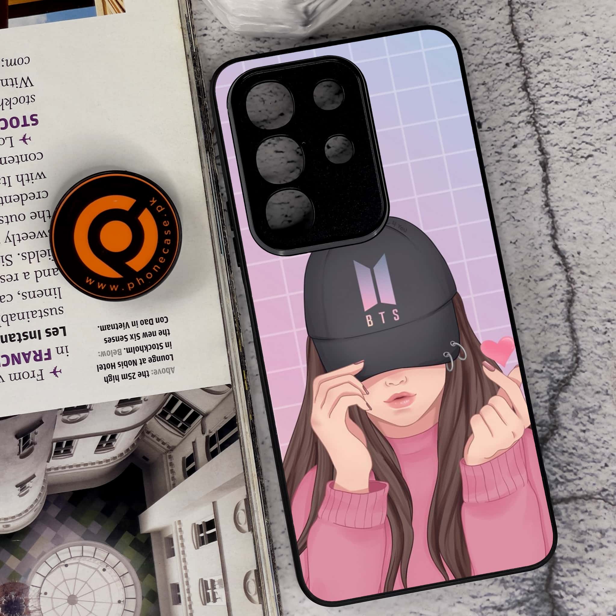 Vivo Y29 4G - Anime Girls Series - Premium Metal Printed soft Bumper Shock Proof Case