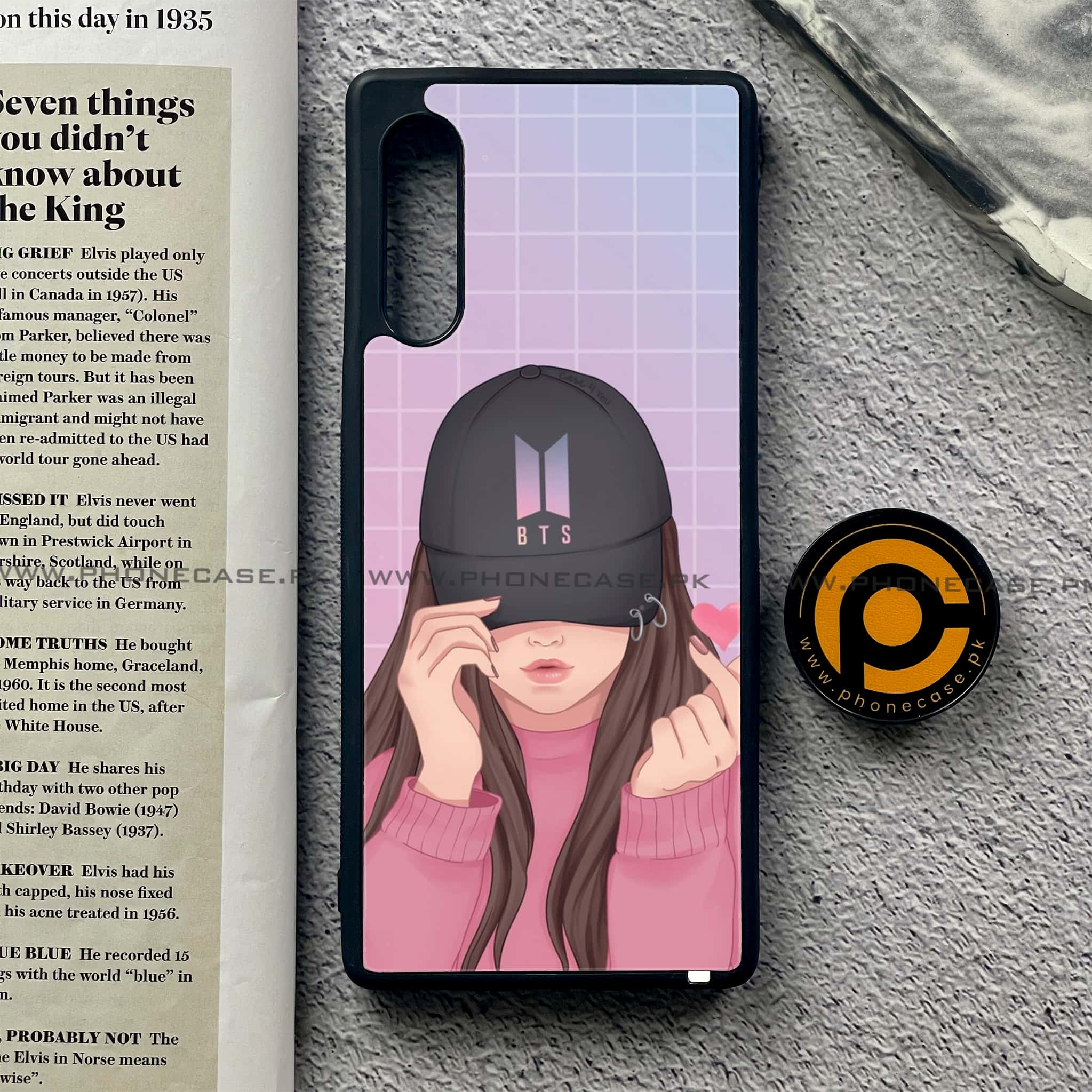 LG Velvet - Anime Girls Series - Premium Printed Glass soft Bumper shock Proof Case