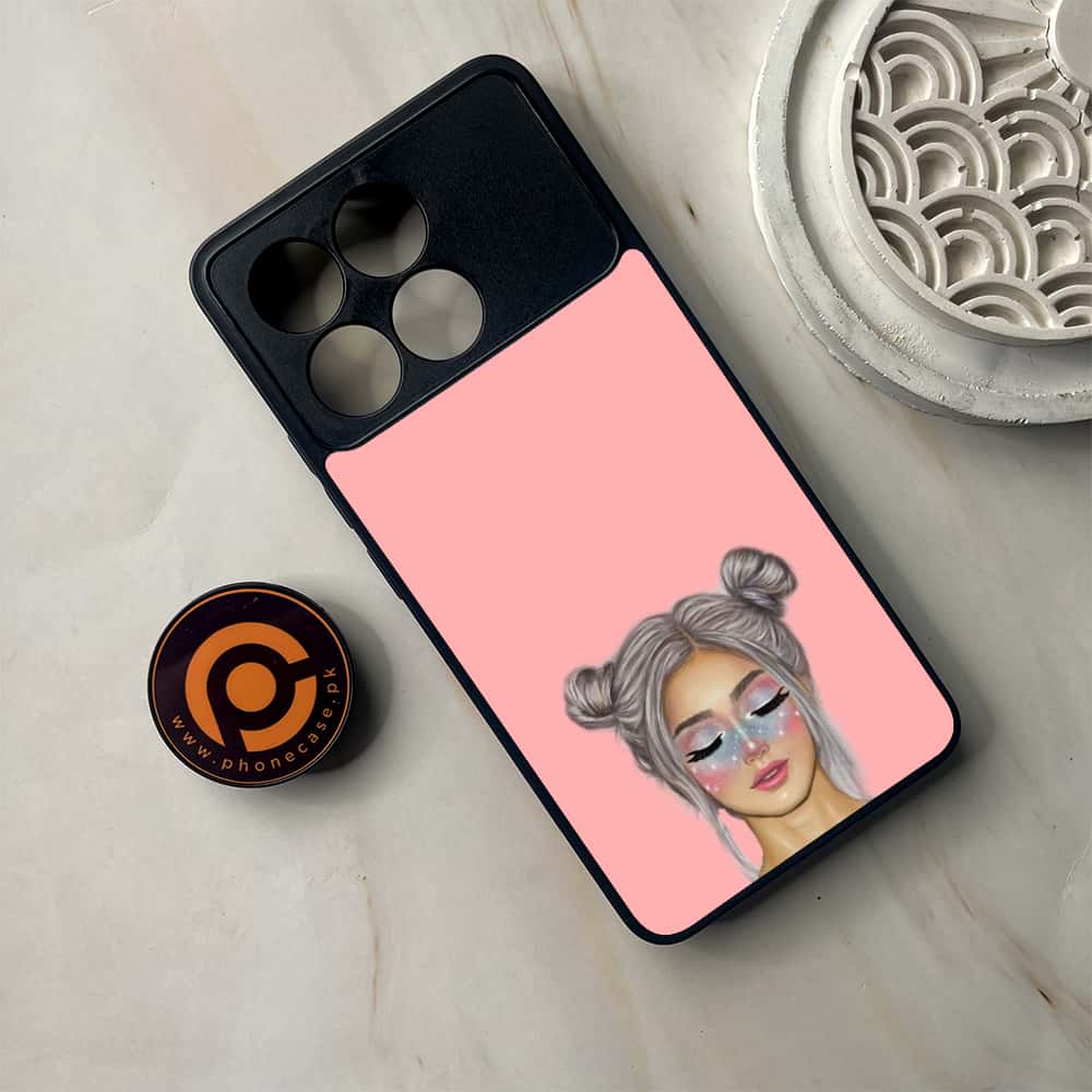 Xiaomi Poco F6 Pro - Anime Girls Series - Premium Metal Printed soft Bumper shock Proof Case