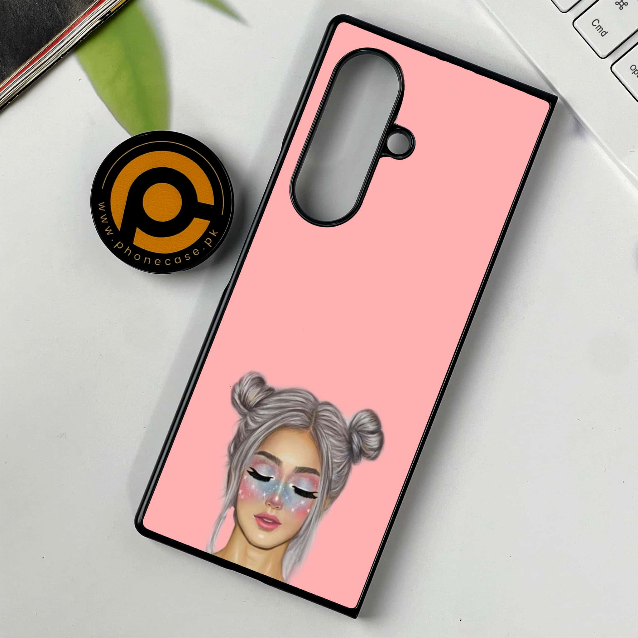 Samsung Galaxy Z Fold 7 - Anime Girls Series - Premium Metal Printed soft Bumper shock Proof Case