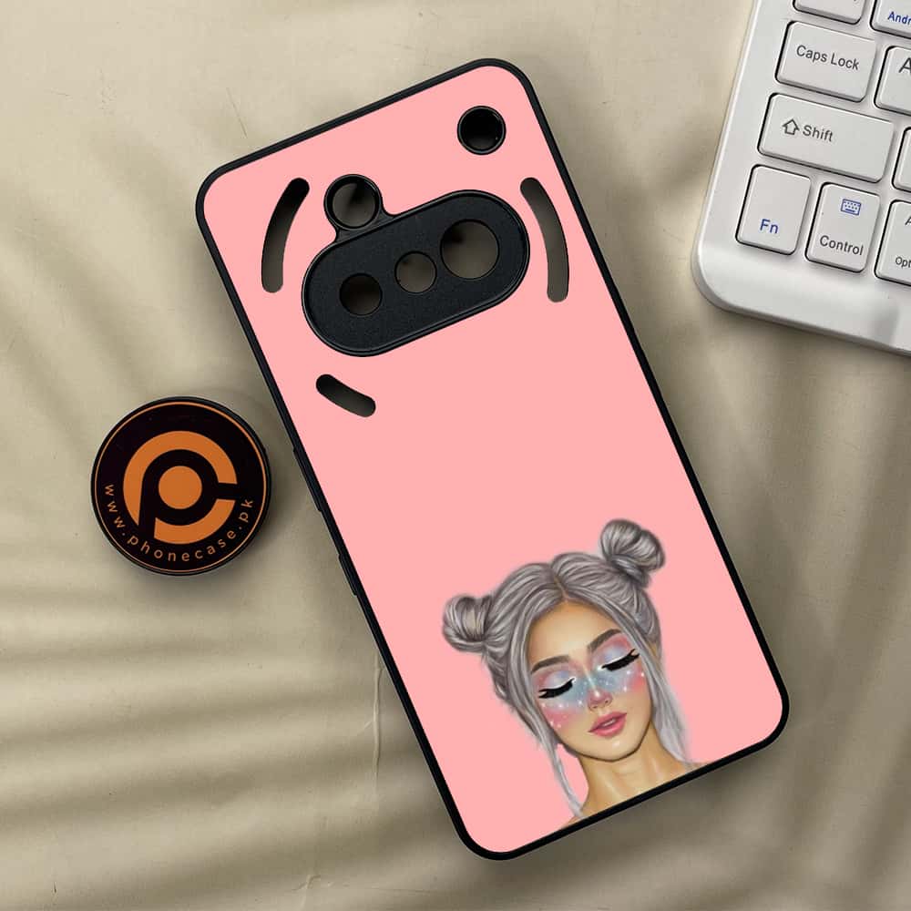 Nothing Phone 3a - Anime Girls Series - Premium Metal  Printed soft Bumper shock Proof Case