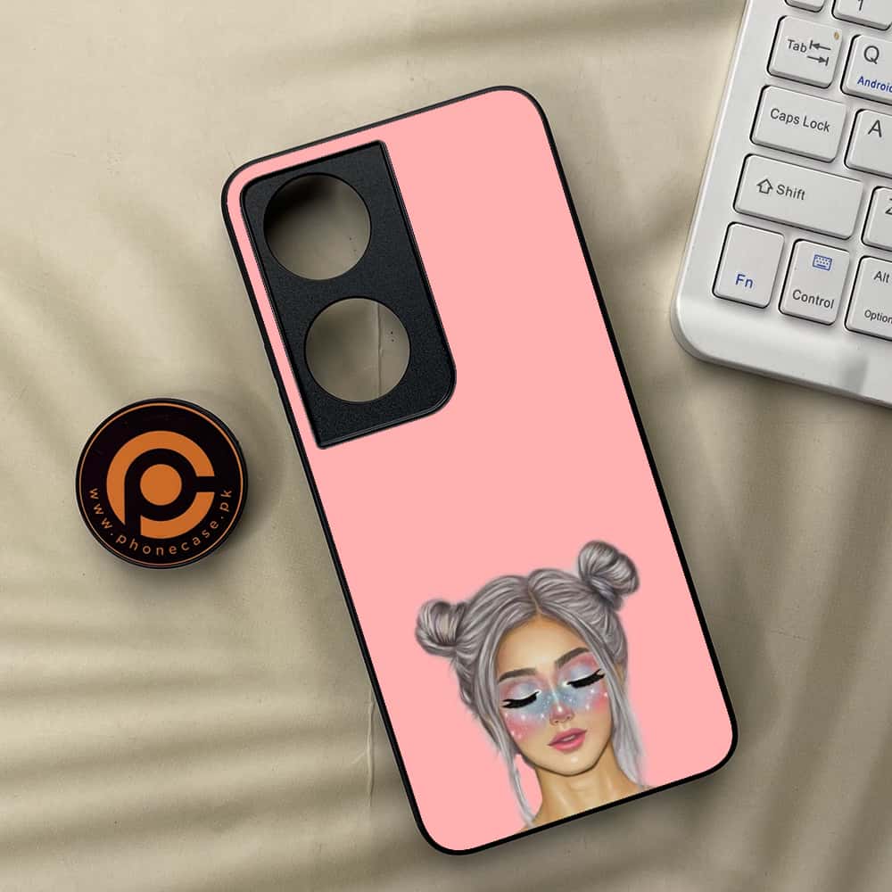 Honor X7b - Anime Girls Series - Premium Metal  Printed soft Bumper shock Proof Case