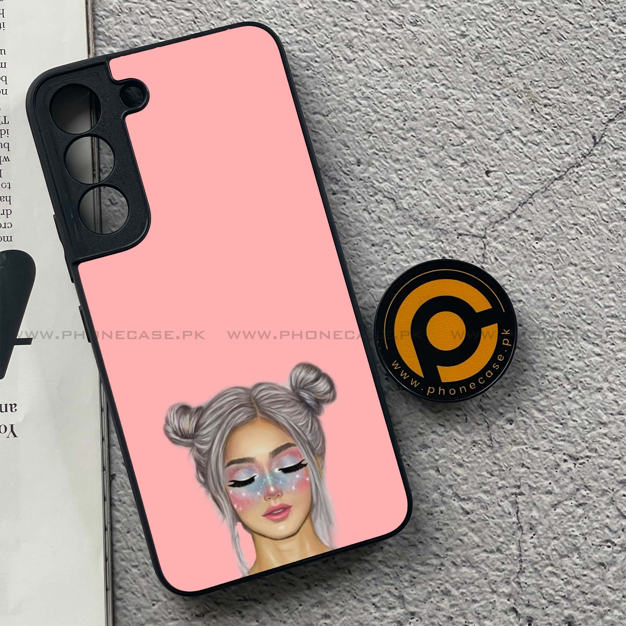 Samsung Galaxy S22 - Anime Girls Series - Premium Metal Printed soft Bumper shock Proof Case