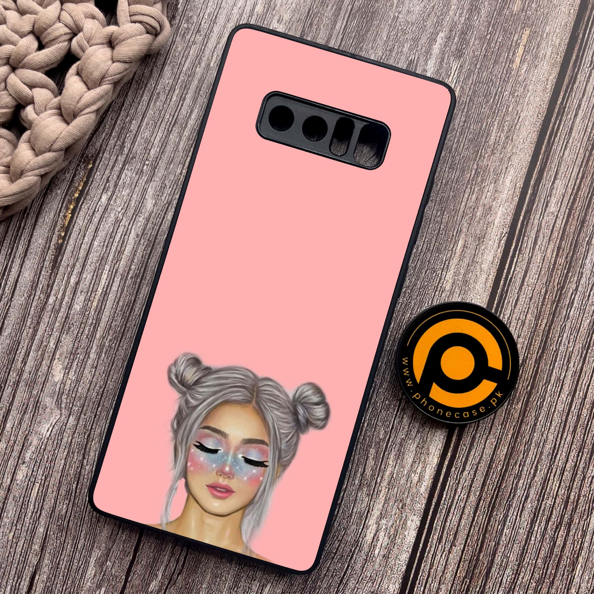 Samsung Galaxy Note 8 - Anime Girls Series - Premium Metal Printed soft Bumper shock Proof Case