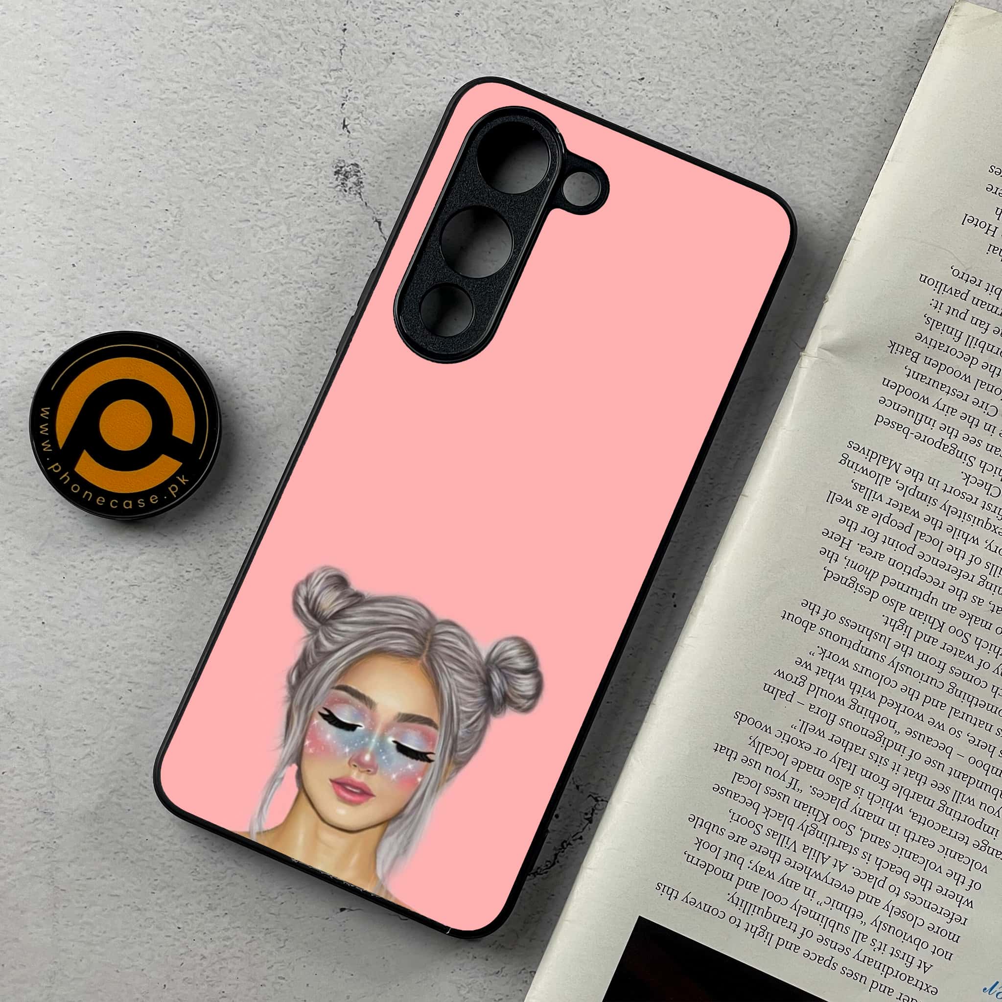 Vivo Y04 - Anime Girls Series - Premium Metal Printed Soft Bumper Shockproof Case