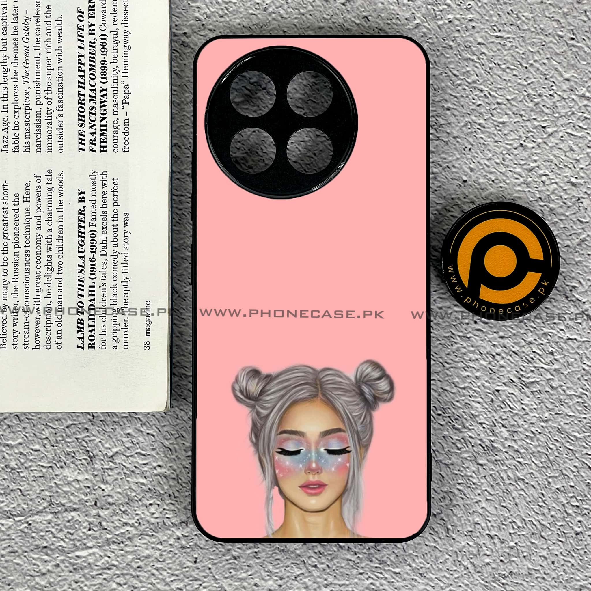 OnePlus Ace 5 - Anime Girls Series - Premium Metal Printed soft Bumper shock Proof Case