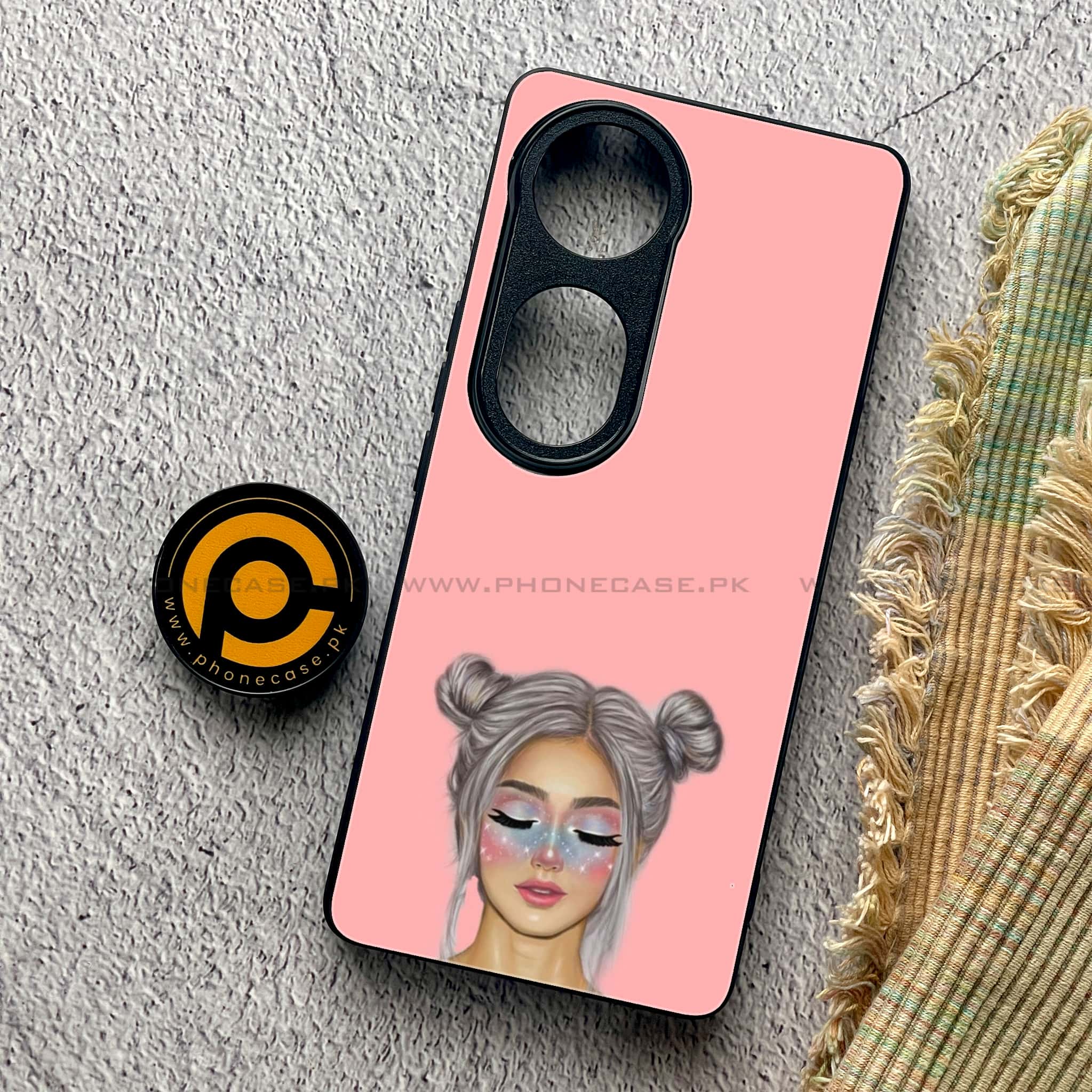 Vivo S19 Pro - Anime Girls Series - Premium Metal Printed soft Bumper shock Proof Case