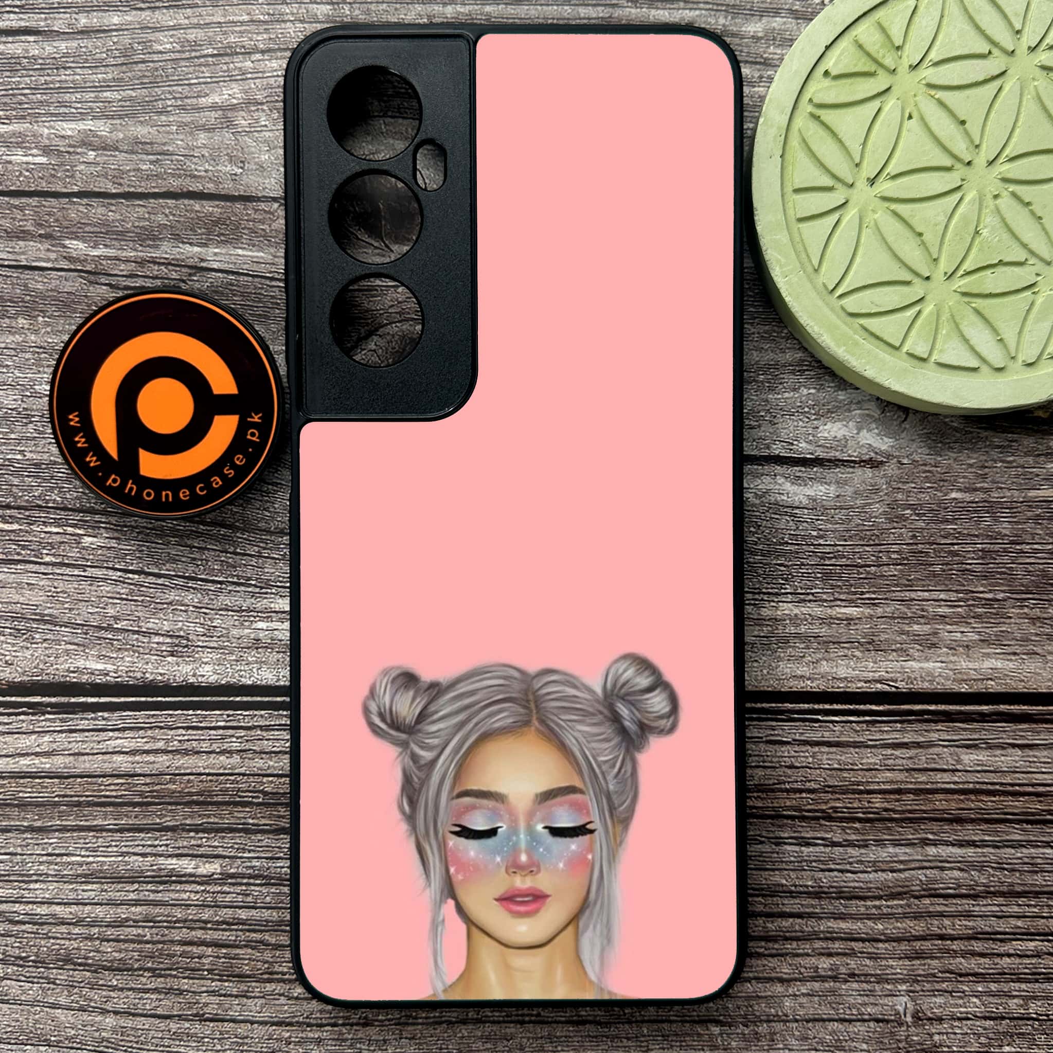 Realme C65  - Anime Girls Series - Premium Metal Printed soft Bumper shock Proof Case