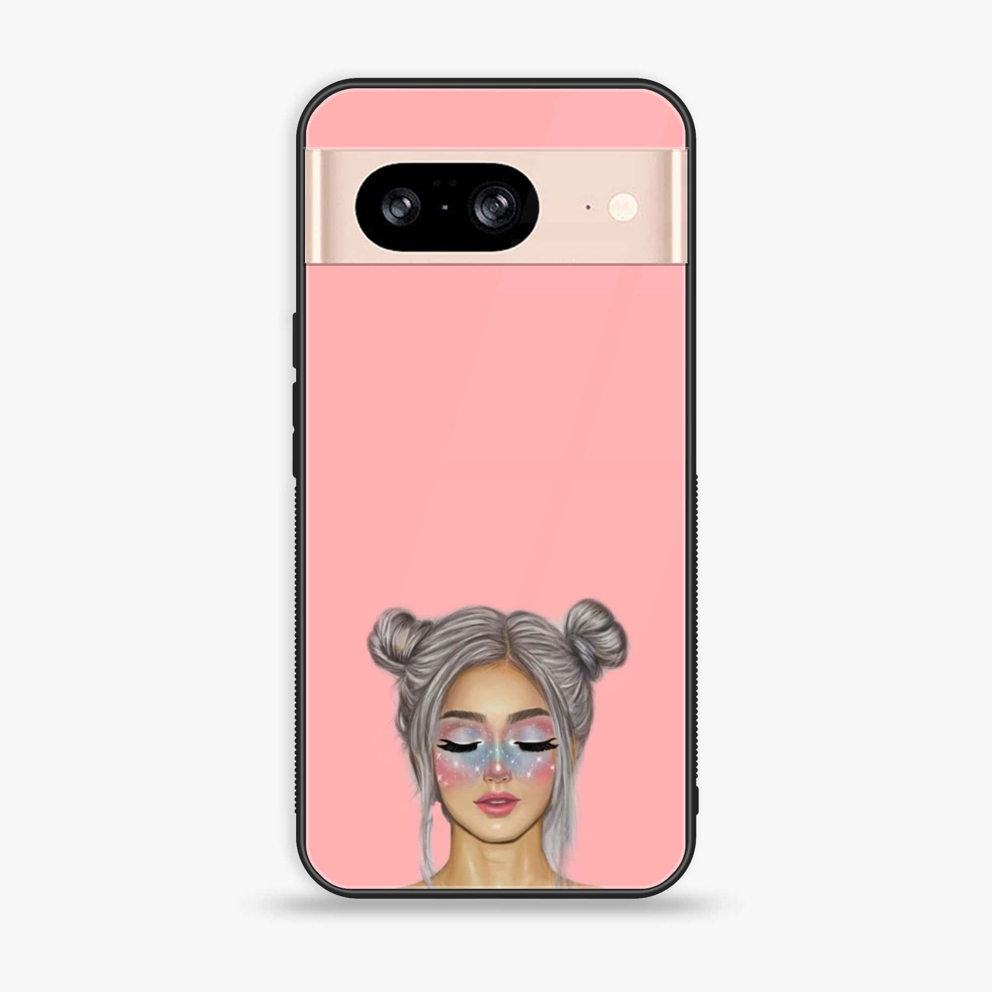 Google Pixel 8 - Anime Girls Series - Premium Metal Printed soft Bumper Shock Proof Case