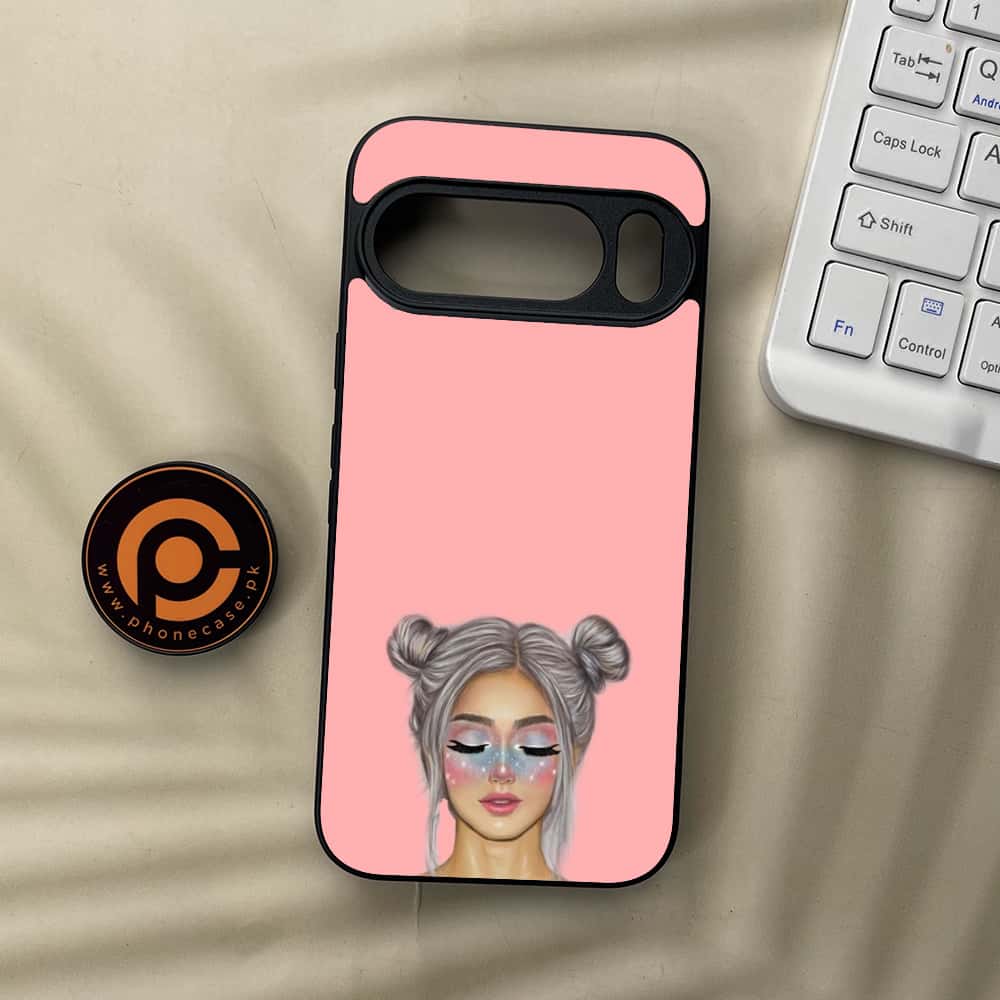 Google Pixel 10 Pro XL - Anime Girls Series - Premium Metal Printed soft Bumper Shock Proof Case