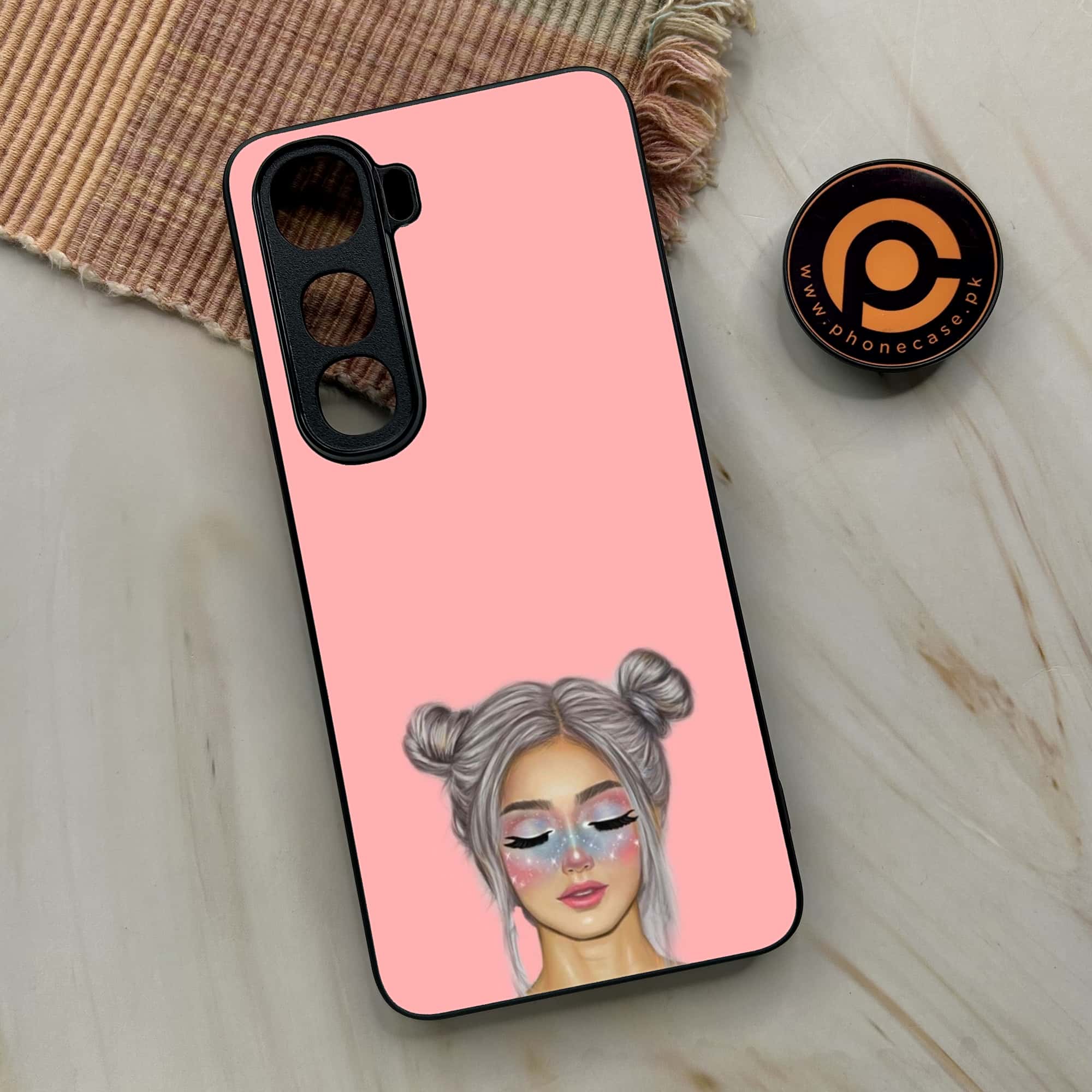 Vivo Y400 - Anime Girls Series - Premium Metal Printed soft Bumper shock Proof Case