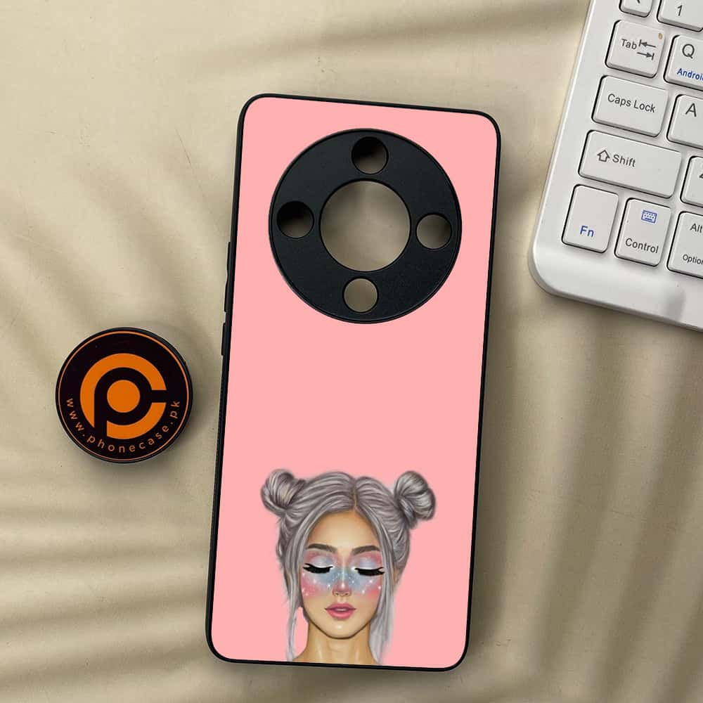 HONOR X9b 5G - Anime Girls Series - Premium Metal  Printed soft Bumper shock Proof Case