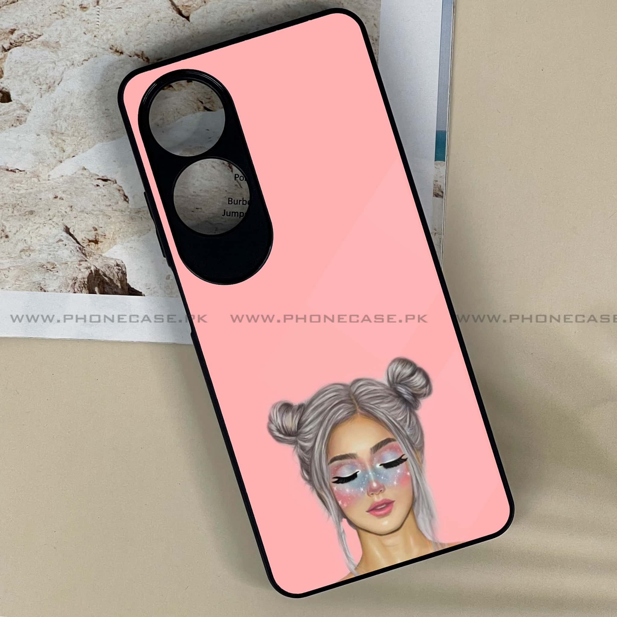 Oppo A60 - Anime Girls Series - Premium Printed Metal soft Bumper shock Proof Case