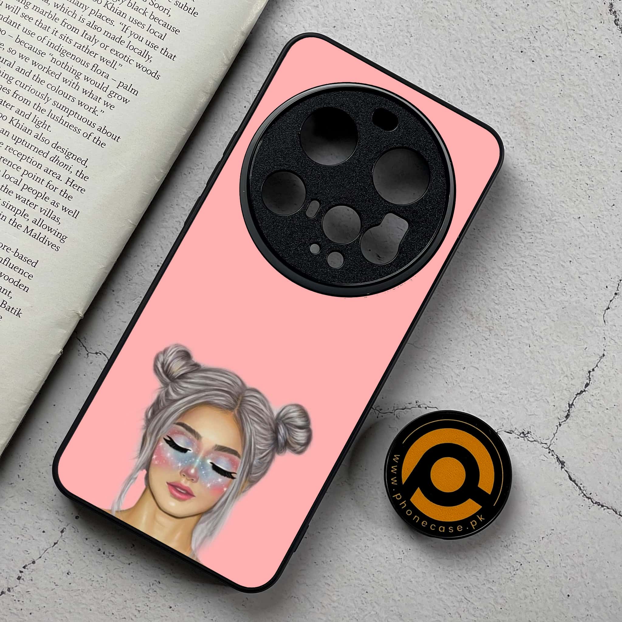 Xiaomi 15 Ultra - Anime Girls Series - Premium Metal Printed Soft Bumper Shockproof Case
