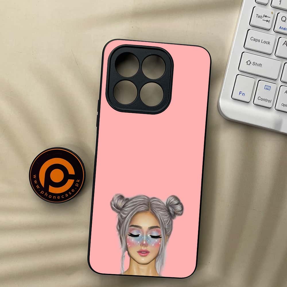 Honor X5b Plus - Anime Girls Series - Premium Metal  Printed soft Bumper shock Proof Case