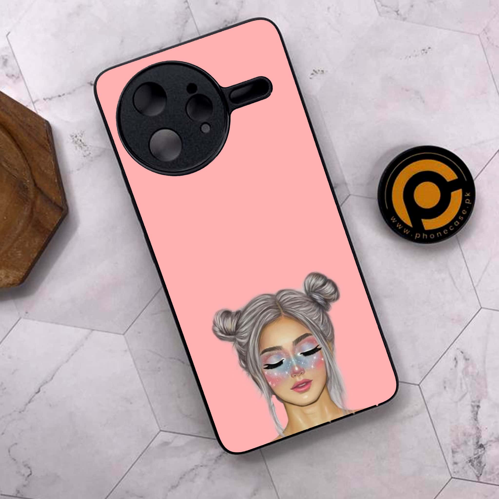 Xiaomi Poco F7 Ultra 5G - Anime Girls Series - Premium Metal Printed soft Bumper shock Proof Case