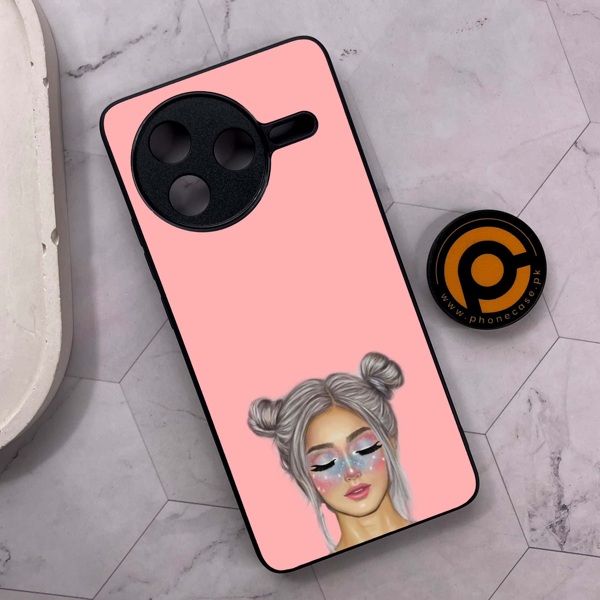 Xiaomi Poco F7 Pro 5G - Anime Girls Series - Premium Metal Printed soft Bumper shock Proof Case