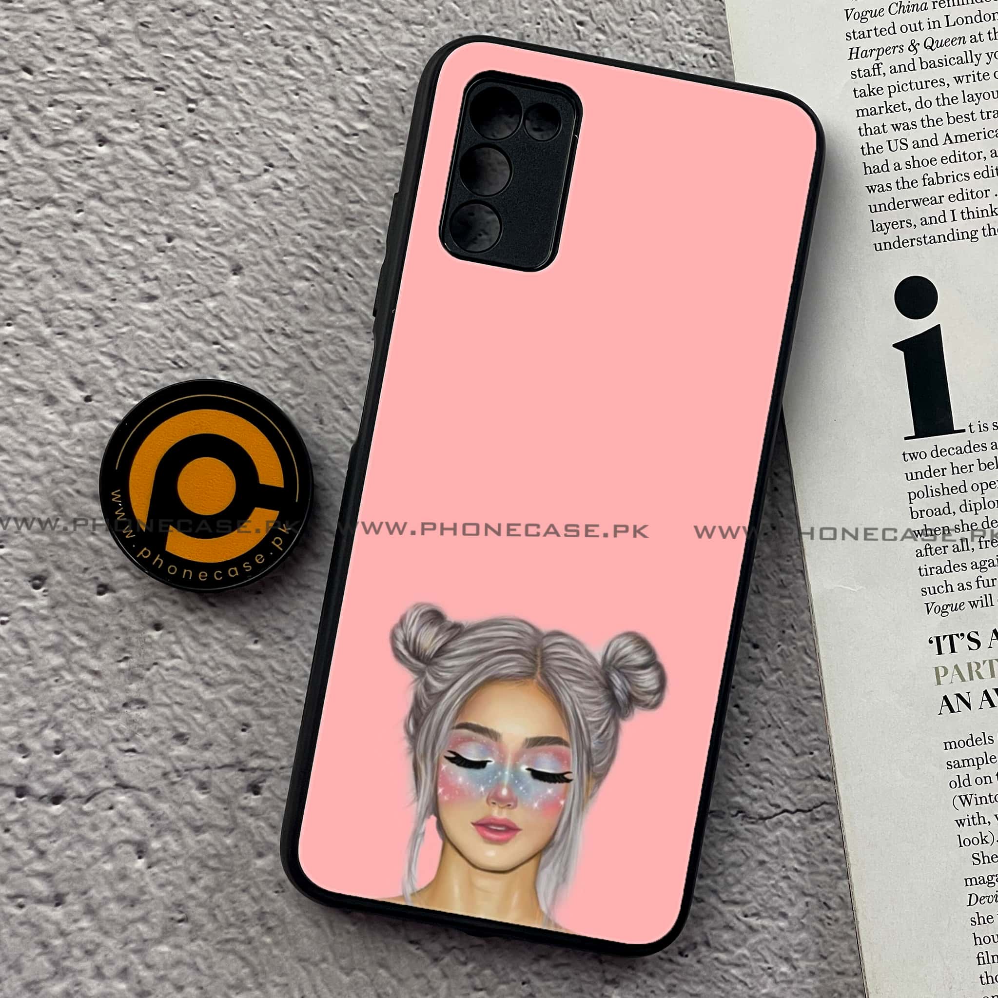 Samsung Galaxy A02s - Anime Girls Series - Premium Printed Metal soft Bumper shock Proof Case