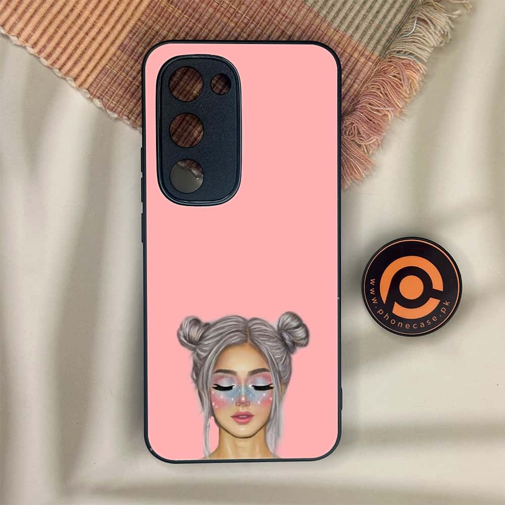 Tecno Spark 40 Pro Plus - Anime Girls Series - Premium Metal Printed soft Bumper shock Proof Case