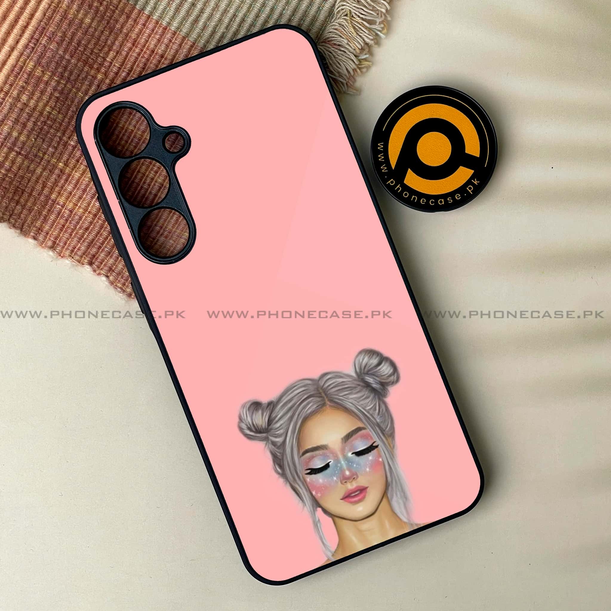 Samsung Galaxy A16 - Anime Girls Series - Premium Metal Printed soft Bumper Shock Proof Case