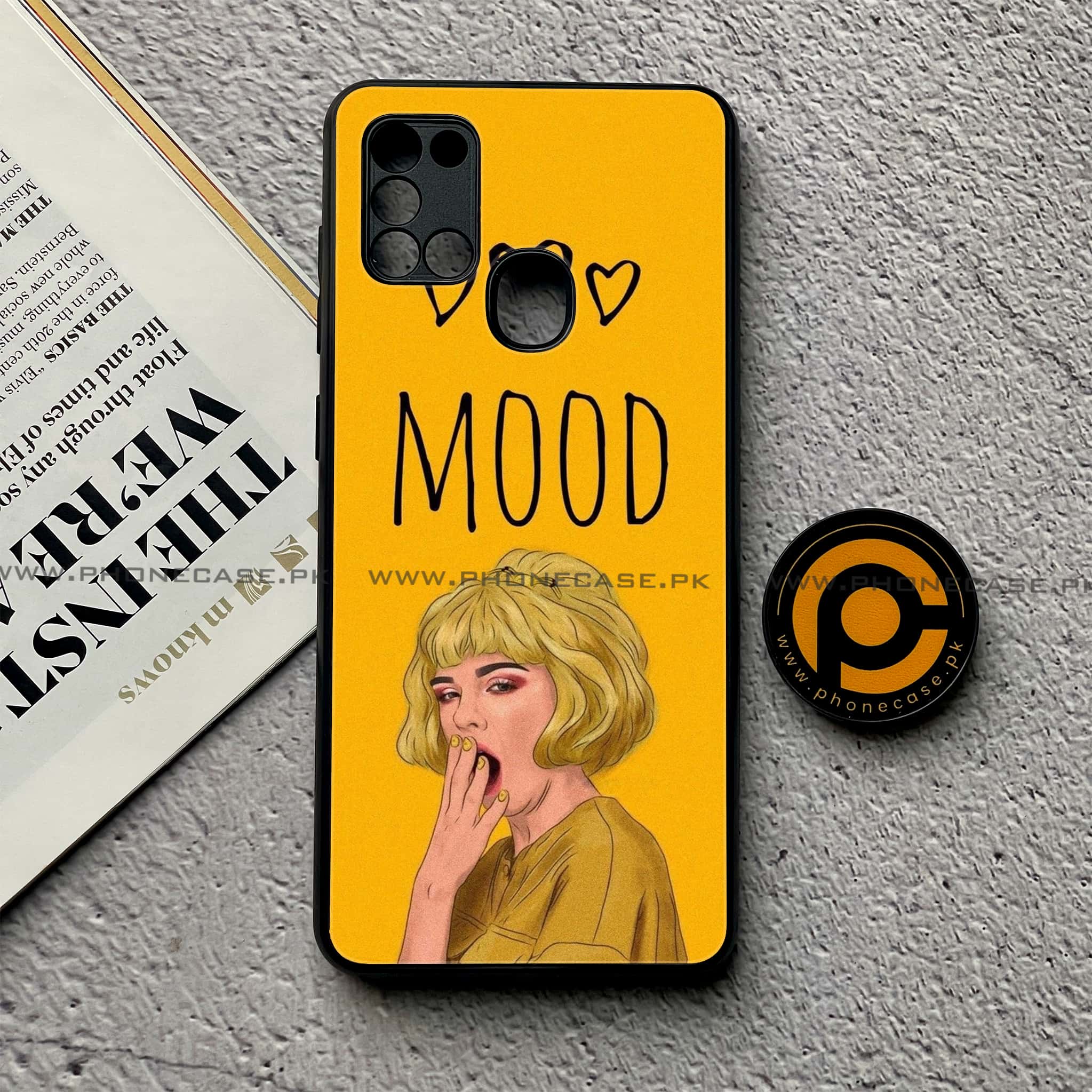 Samsung Galaxy A21s - Anime Girls Series - Premium Printed Glass soft Bumper shock Proof Case