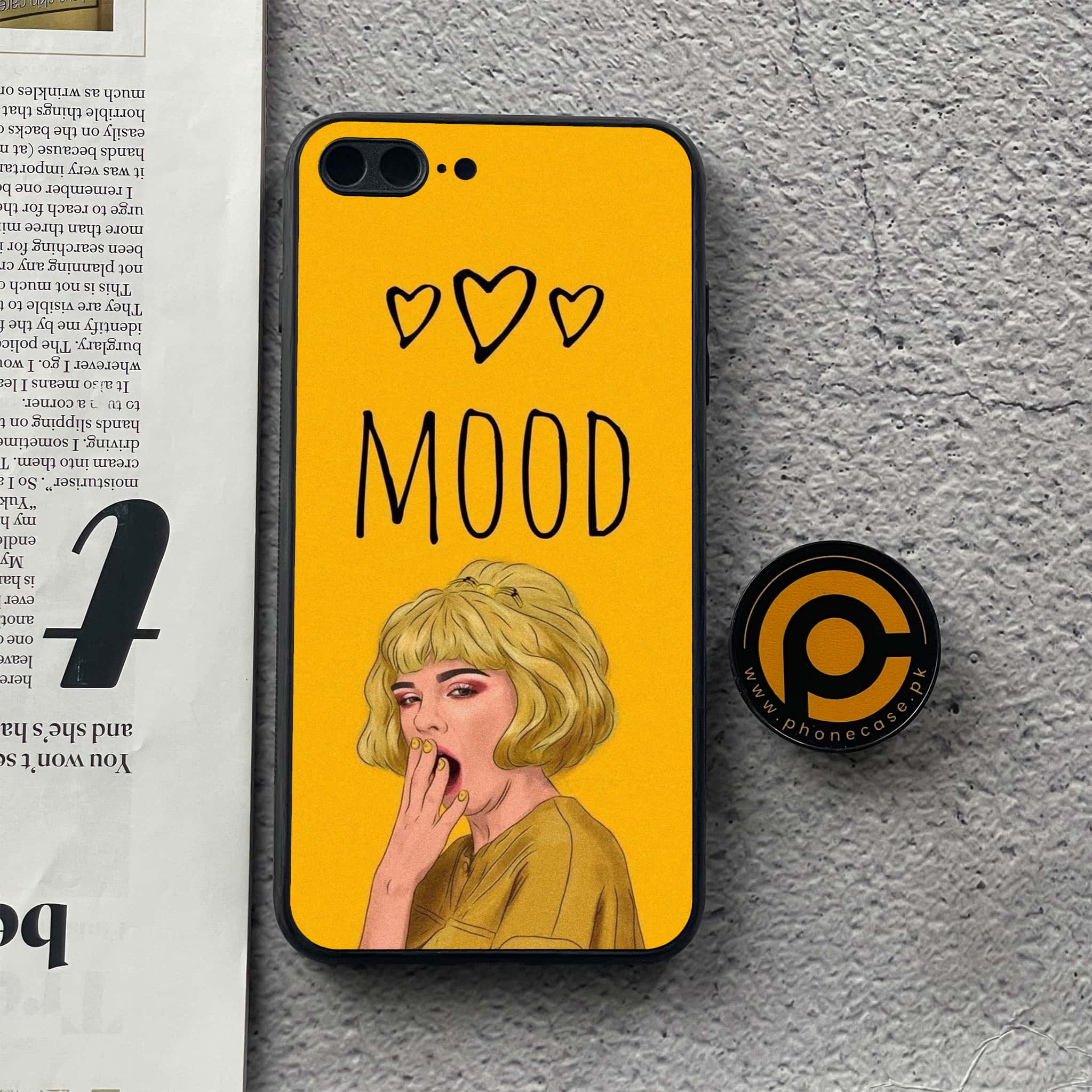 iPhone 7 Plus/ 8 Plus - Anime Girls Series - Premium Metal Printed soft Bumper shock Proof Case