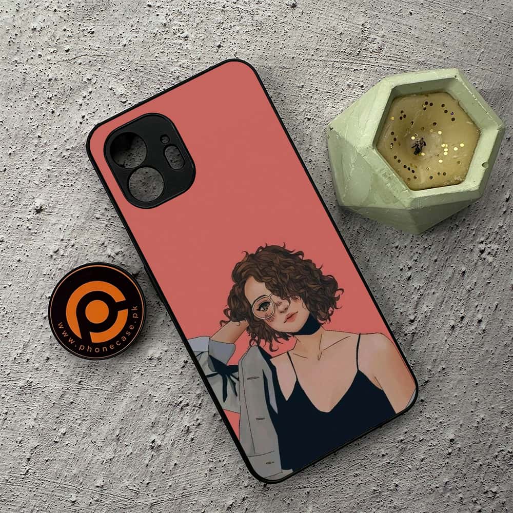 Nothing Phone 2 - Anime Girls Series - Premium Metal  Printed soft Bumper shock Proof Case