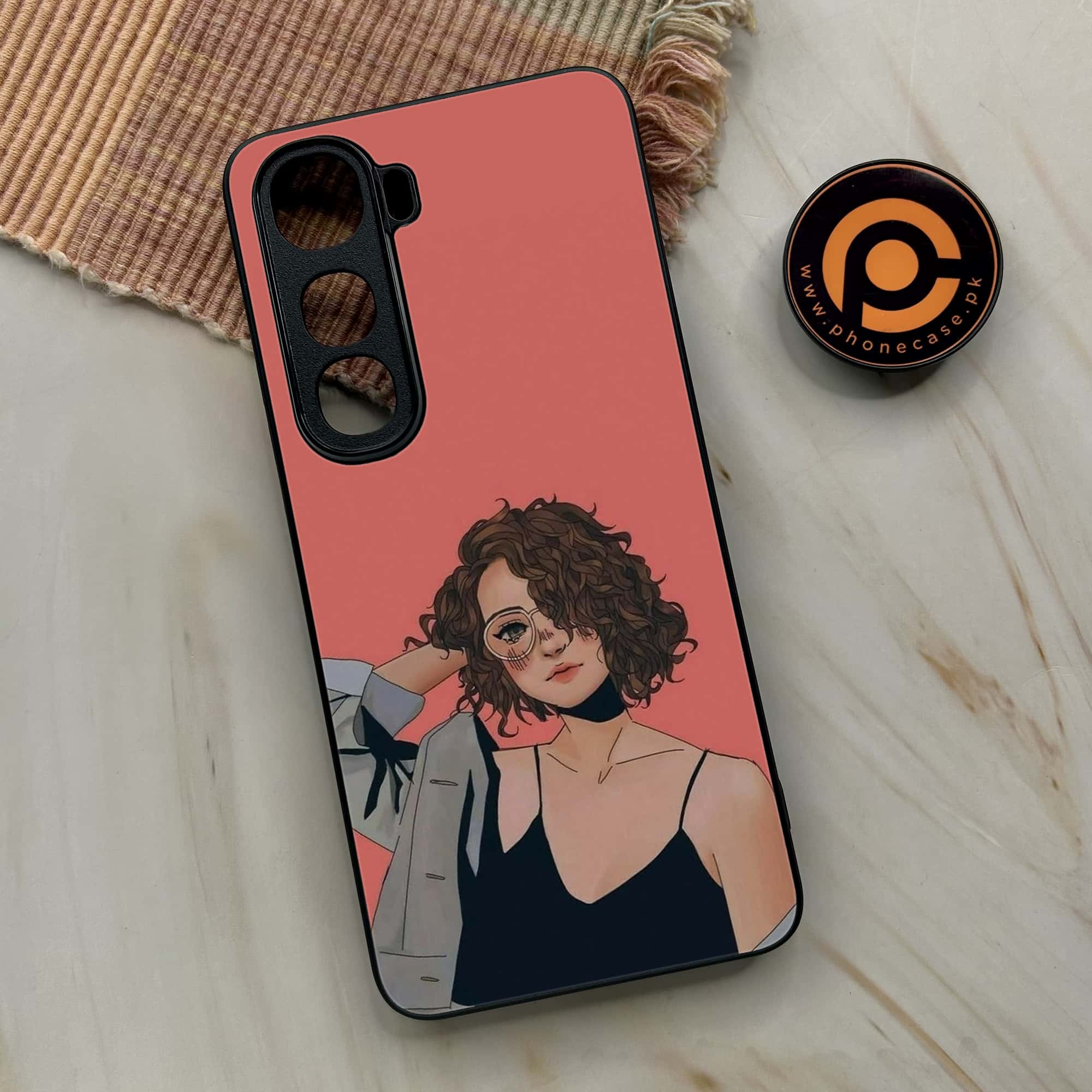 Vivo Y400 - Anime Girls Series - Premium Metal Printed soft Bumper shock Proof Case