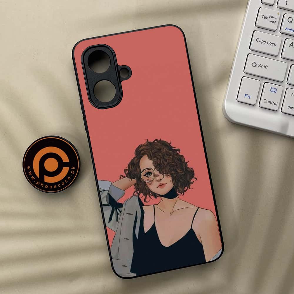 Tecno Spark Go 2 - Anime Girls Series - Premium Metal Printed soft Bumper Shock Proof Case