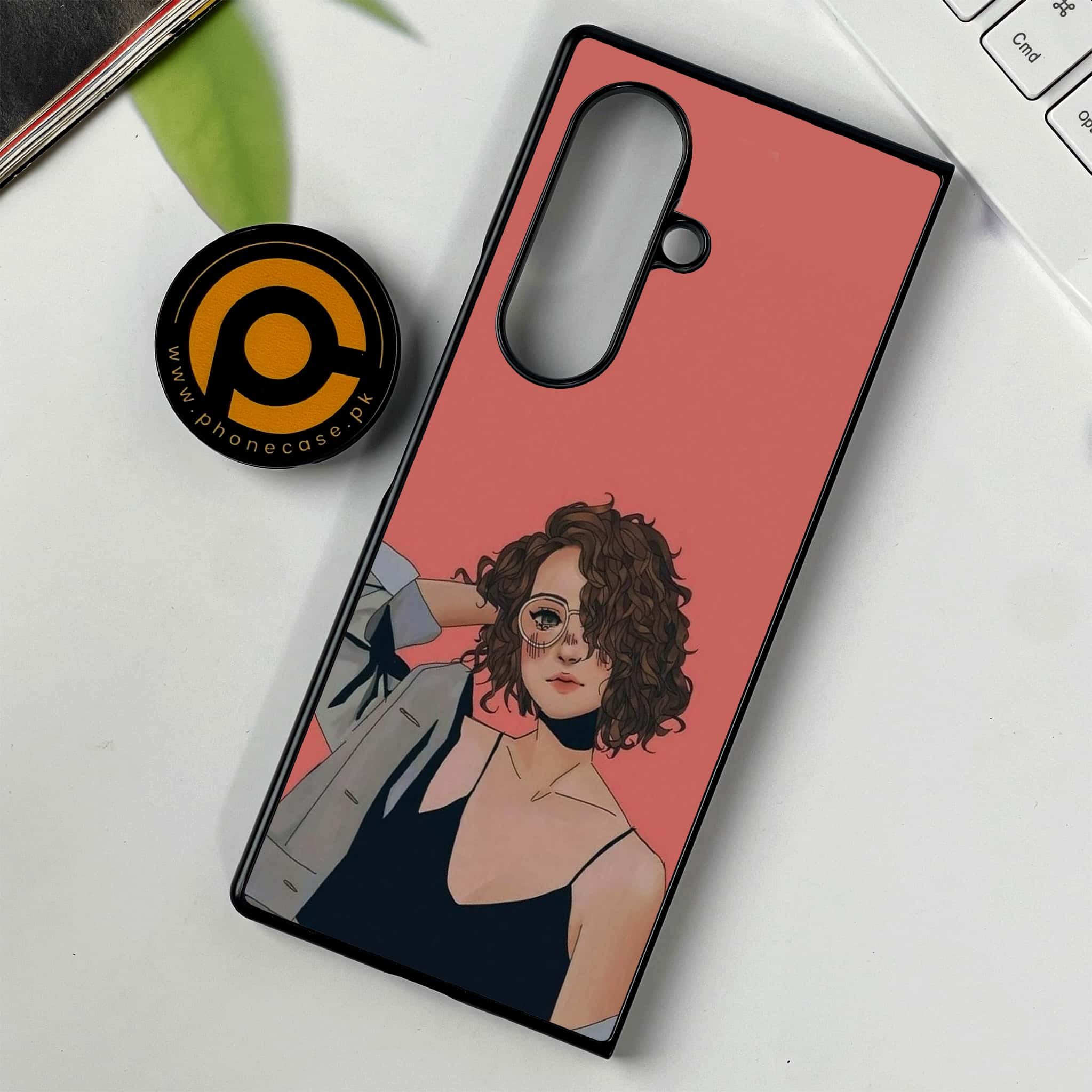 Samsung Galaxy Z Fold 7 - Anime Girls Series - Premium Metal Printed soft Bumper shock Proof Case