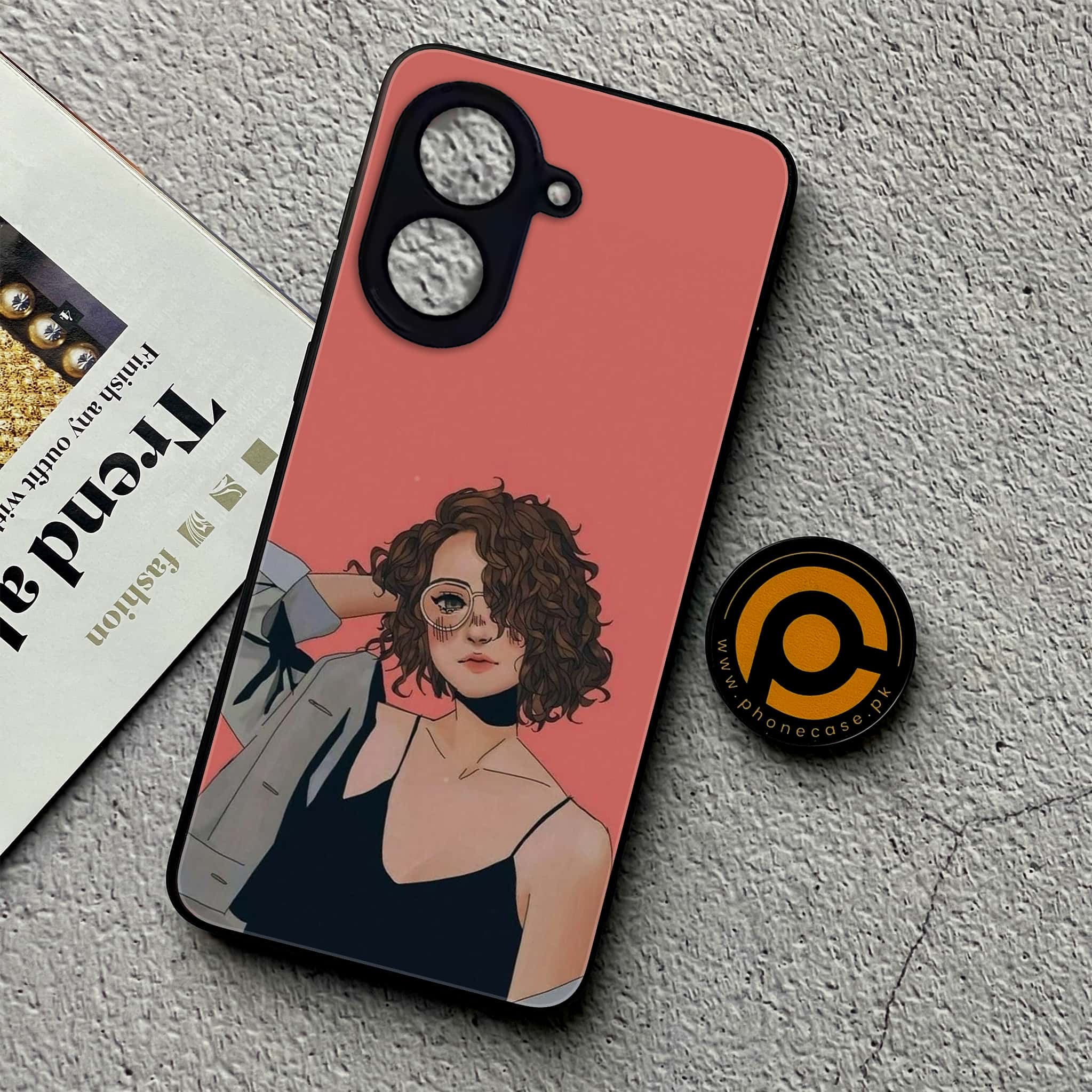 Xiaomi Redmi A5 - Anime Girls Series - Premium Metal Printed soft Bumper shock Proof Case
