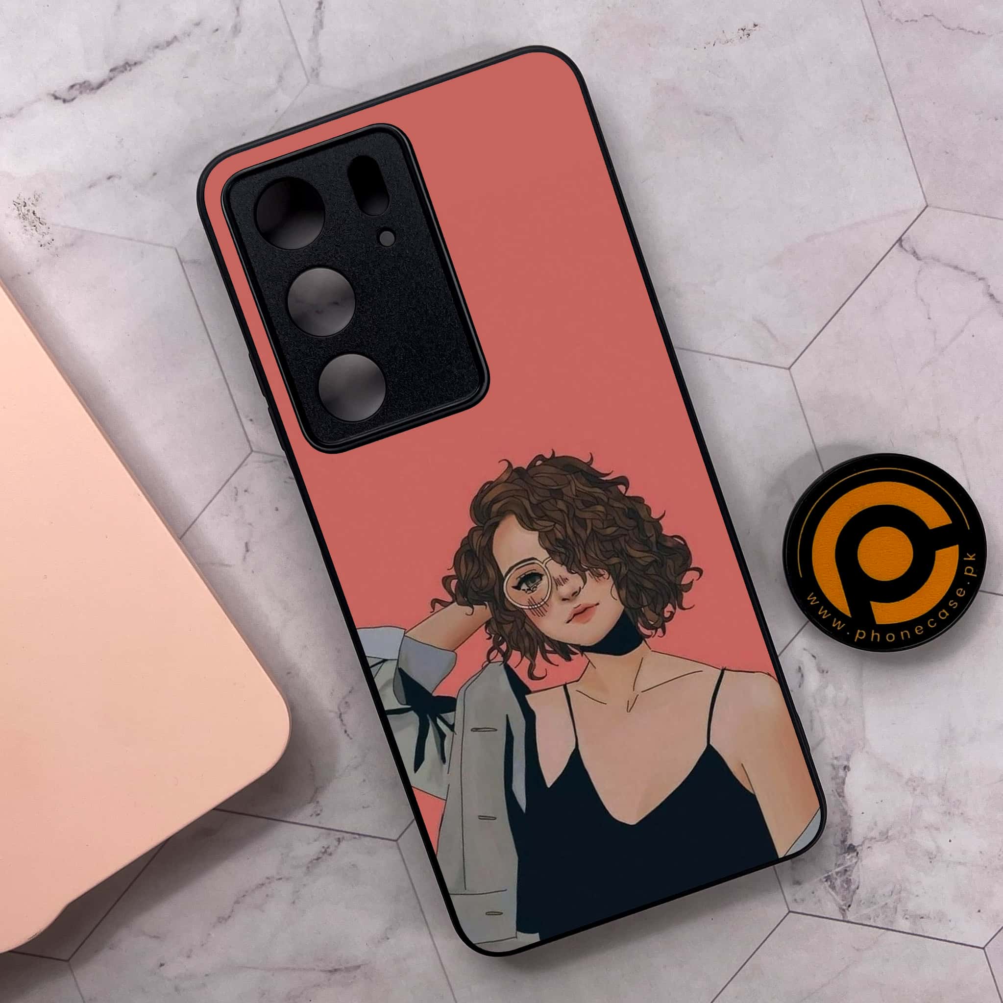 Realme C75x 4G - Anime Girls Series - Premium Metal Printed soft Bumper shock Proof Case