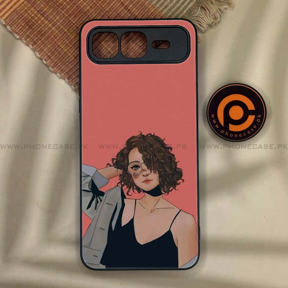 Infinix Smart 10 Plus - Anime Girls Series - Premium Metal Printed soft Bumper shock Proof Case