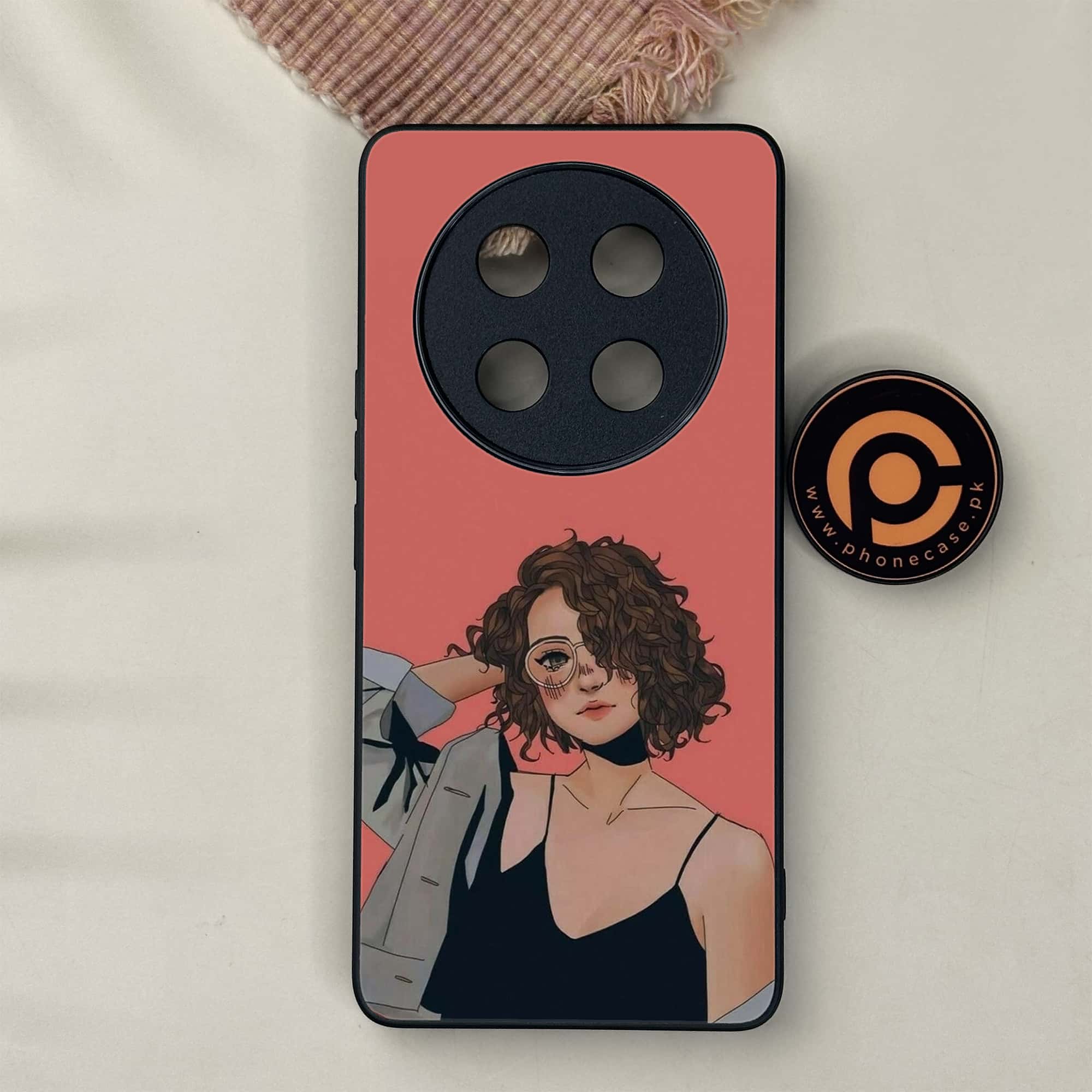 Honor X9c 5G - Anime Girls Series - Premium Metal Printed soft Bumper shock Proof Case