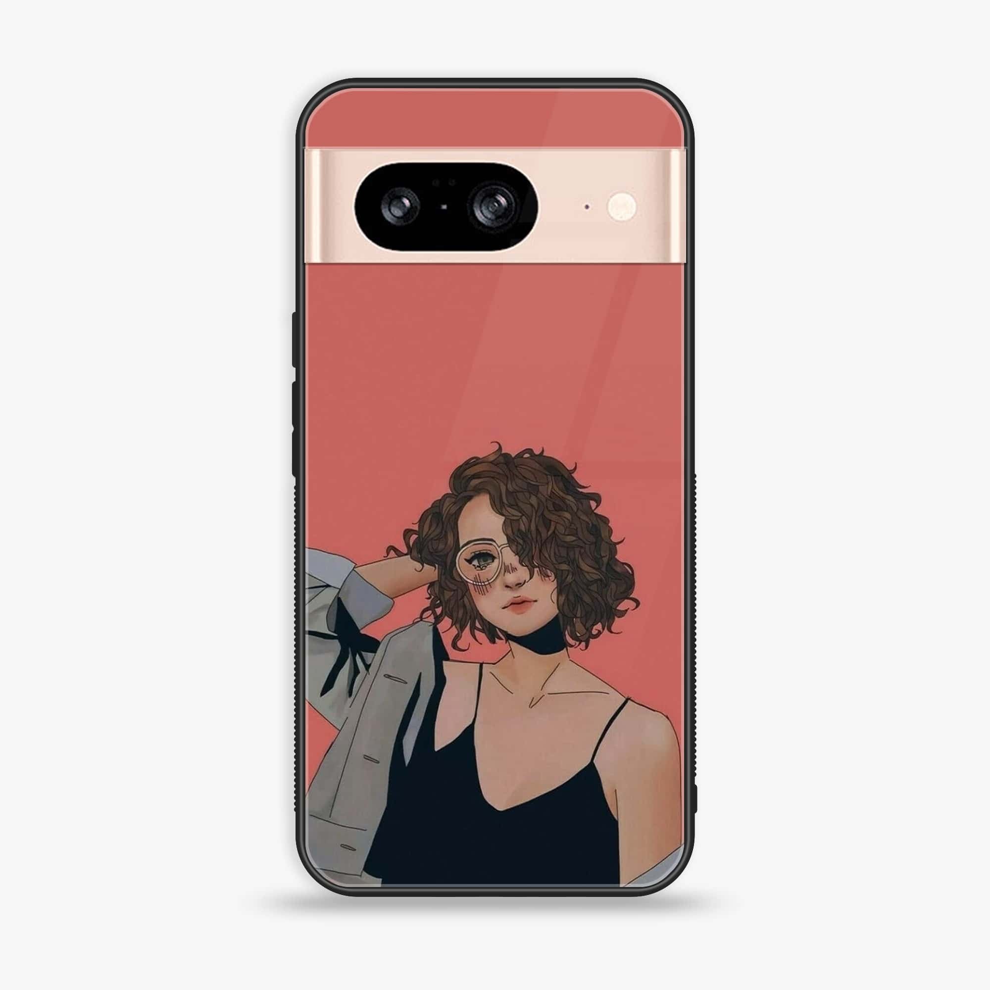Google Pixel 8 - Anime Girls Series - Premium Metal Printed soft Bumper Shock Proof Case