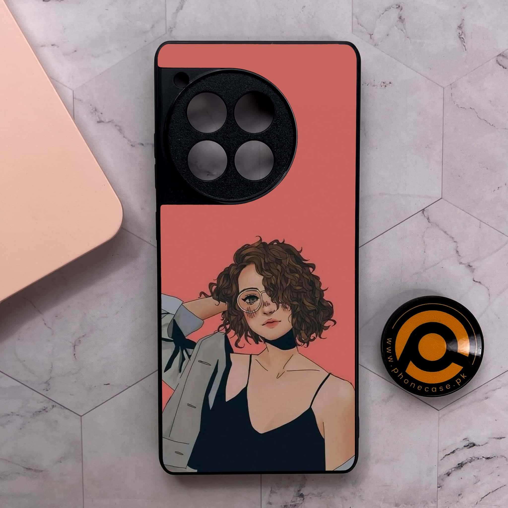 OnePlus 12R - Anime Girls Series - Premium Metal Printed soft Bumper shock Proof Case